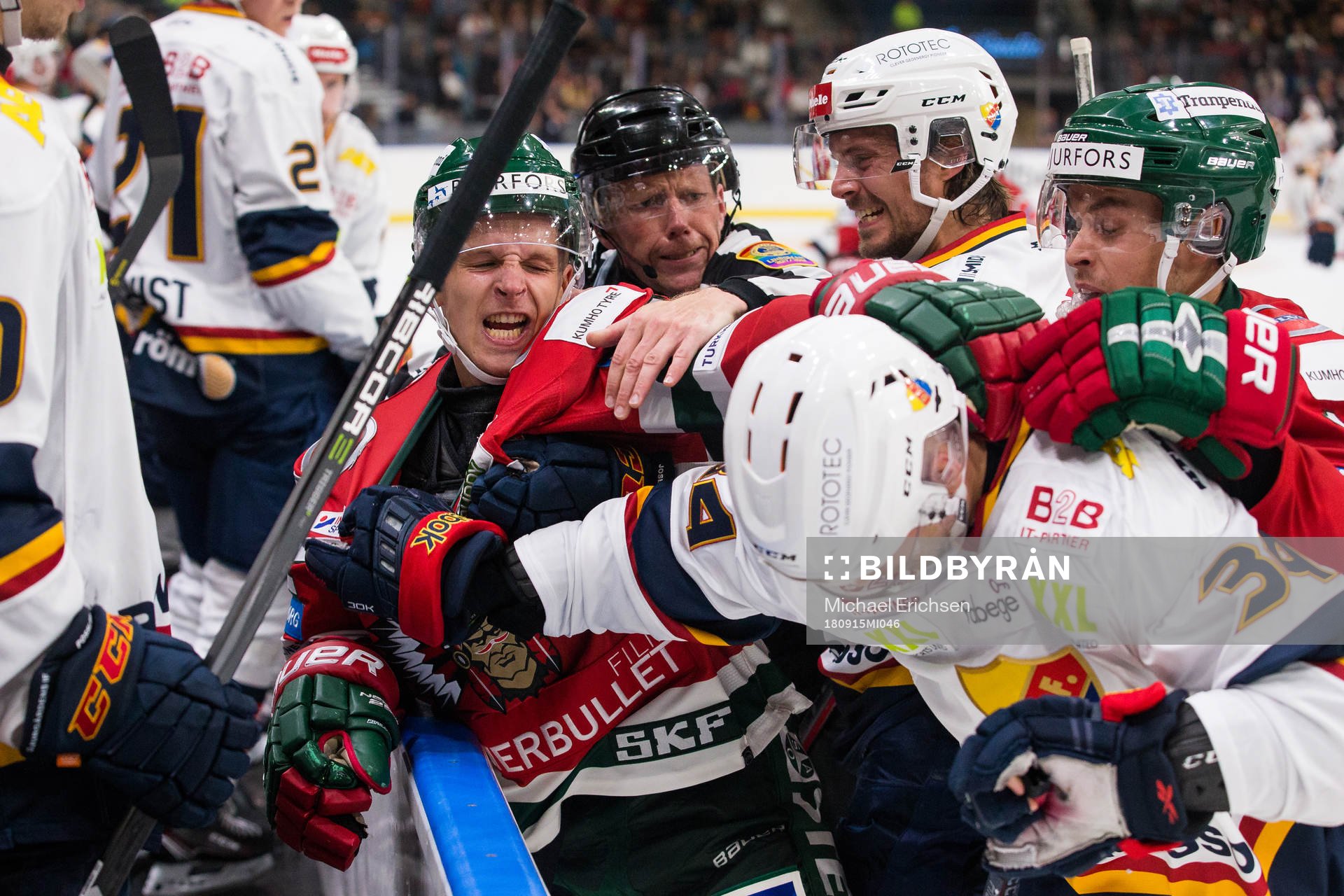 Frölundas Max Friberg och Djurgårdens Daniel Brodin