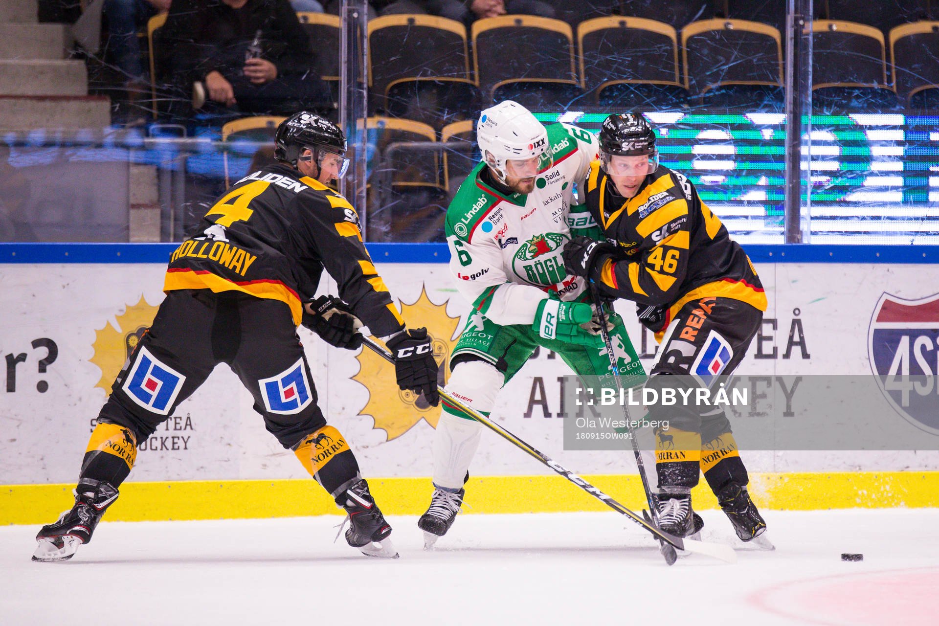 Skellefteås Mathis Olimb och Bud Holloway