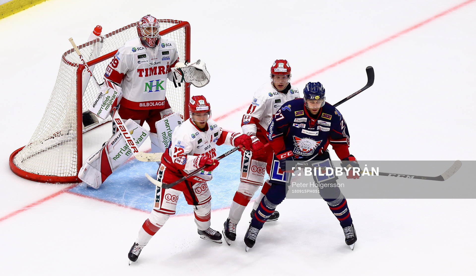 Timrås målvakt Niklas Svedberg, Emil Berglund,