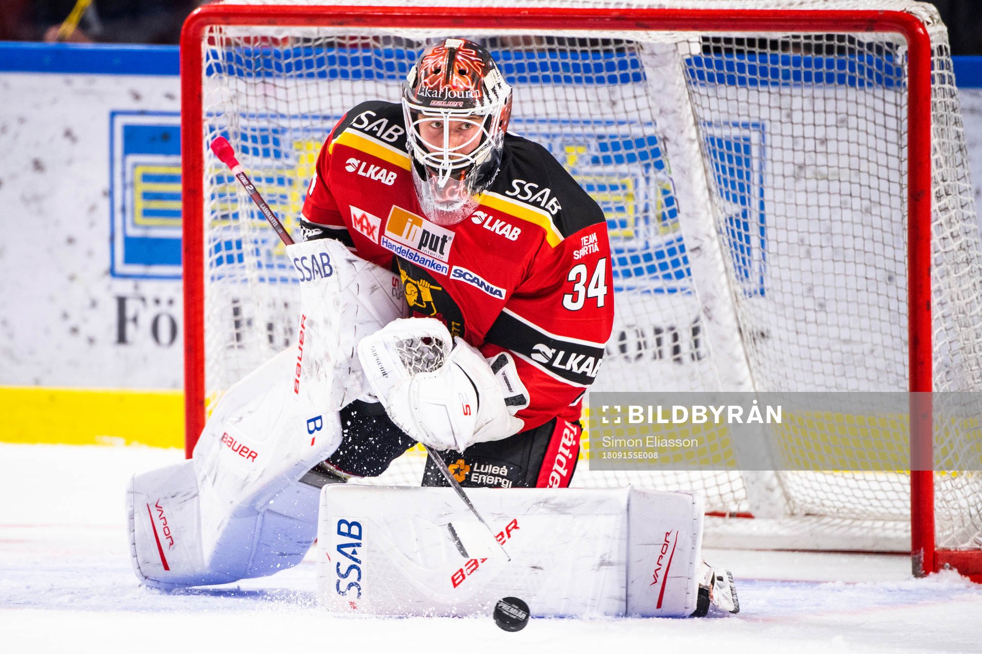 Luleås målvakt Joel Lassinatti