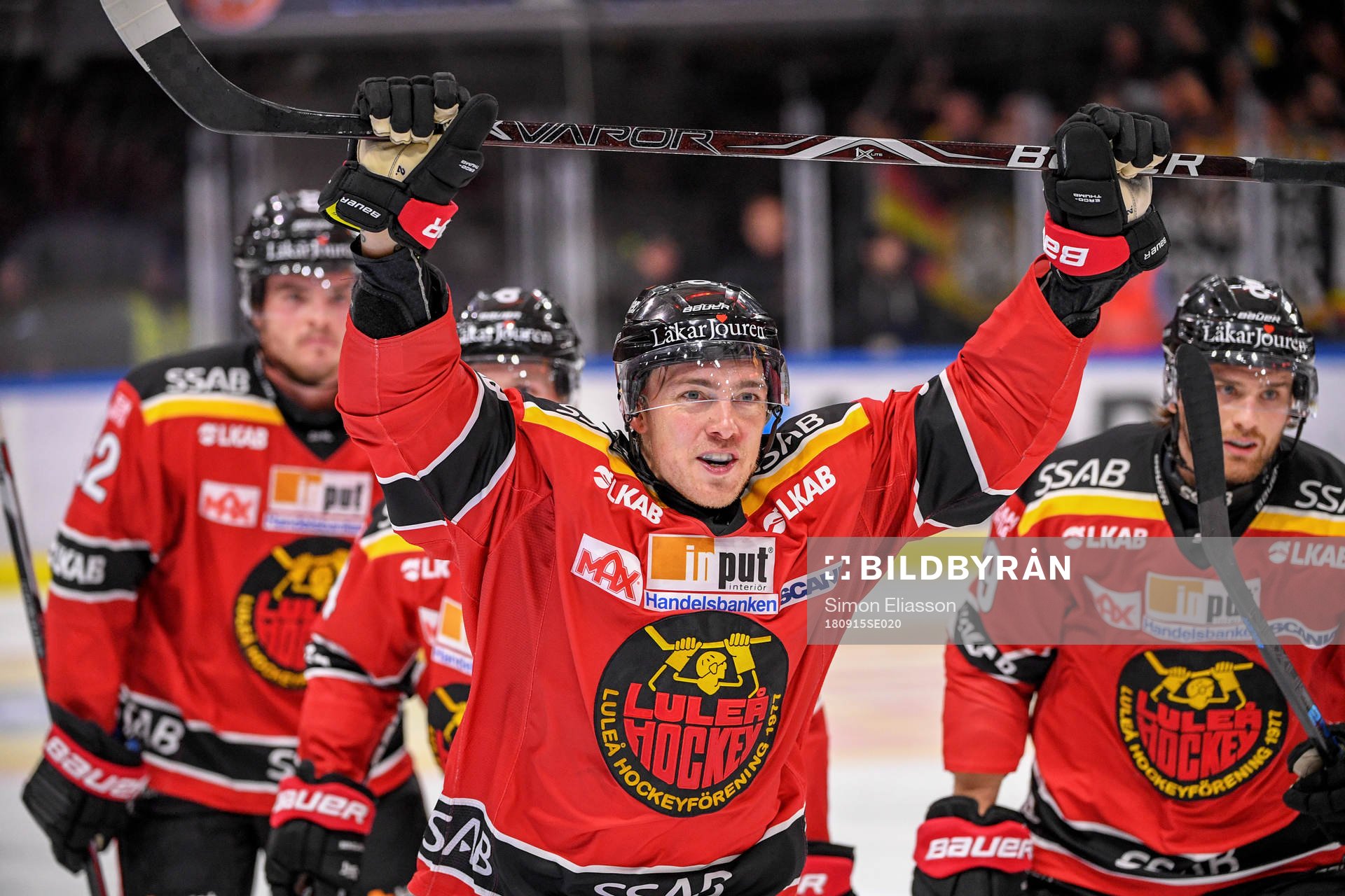 Luleås Johan Forsberg jublar