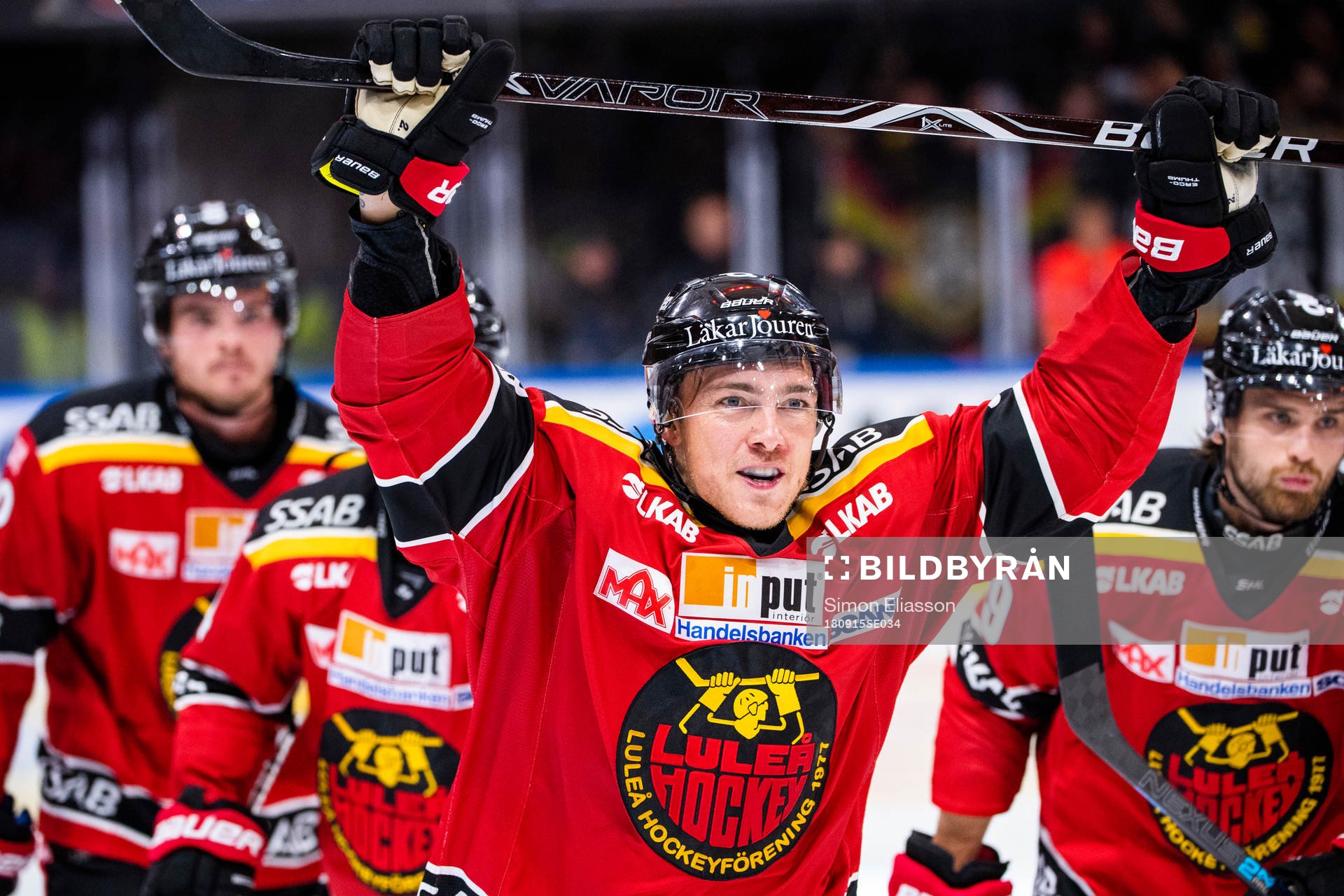 Luleås Johan Forsberg jublar