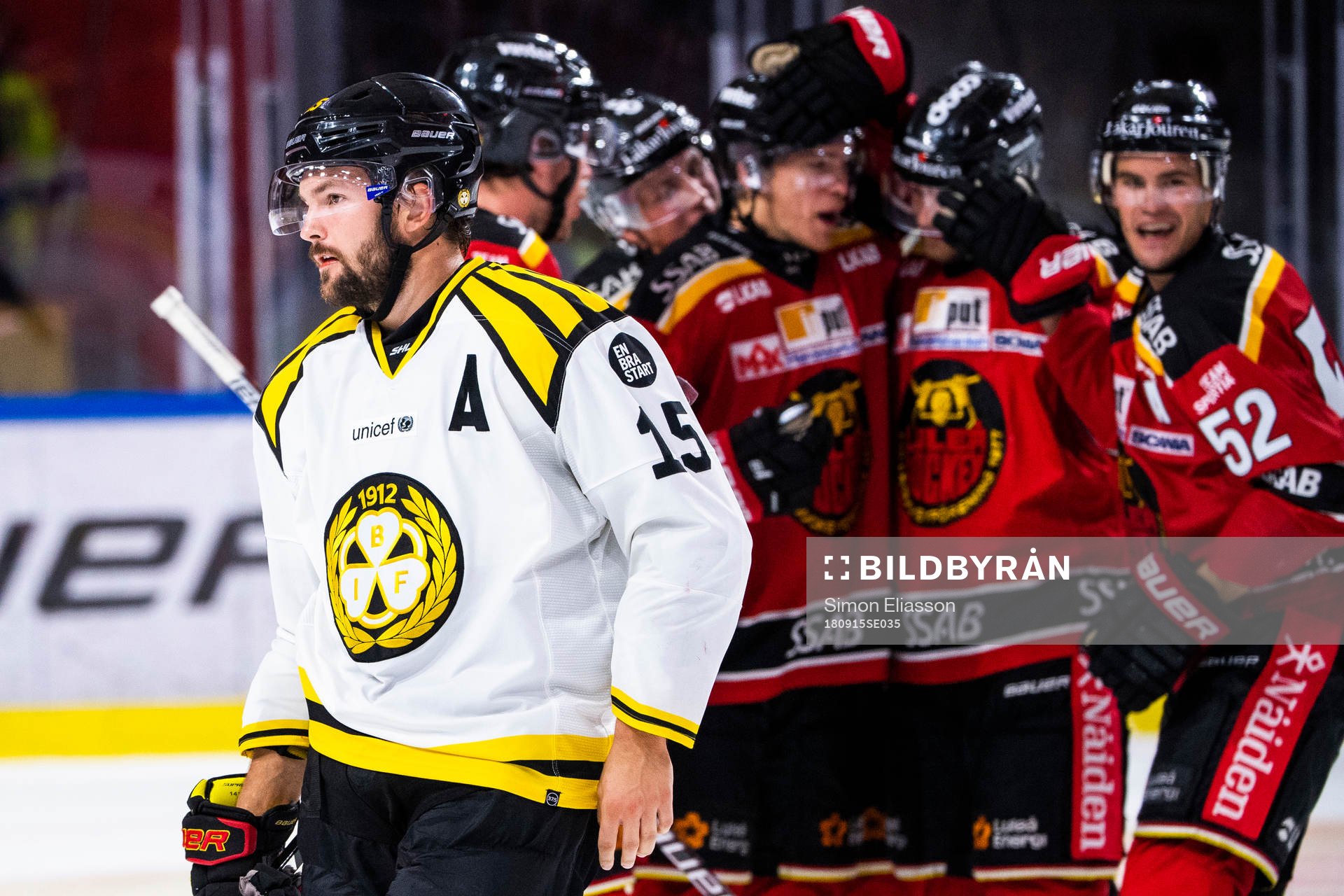 Brynäs Simon Bertilsson deppar