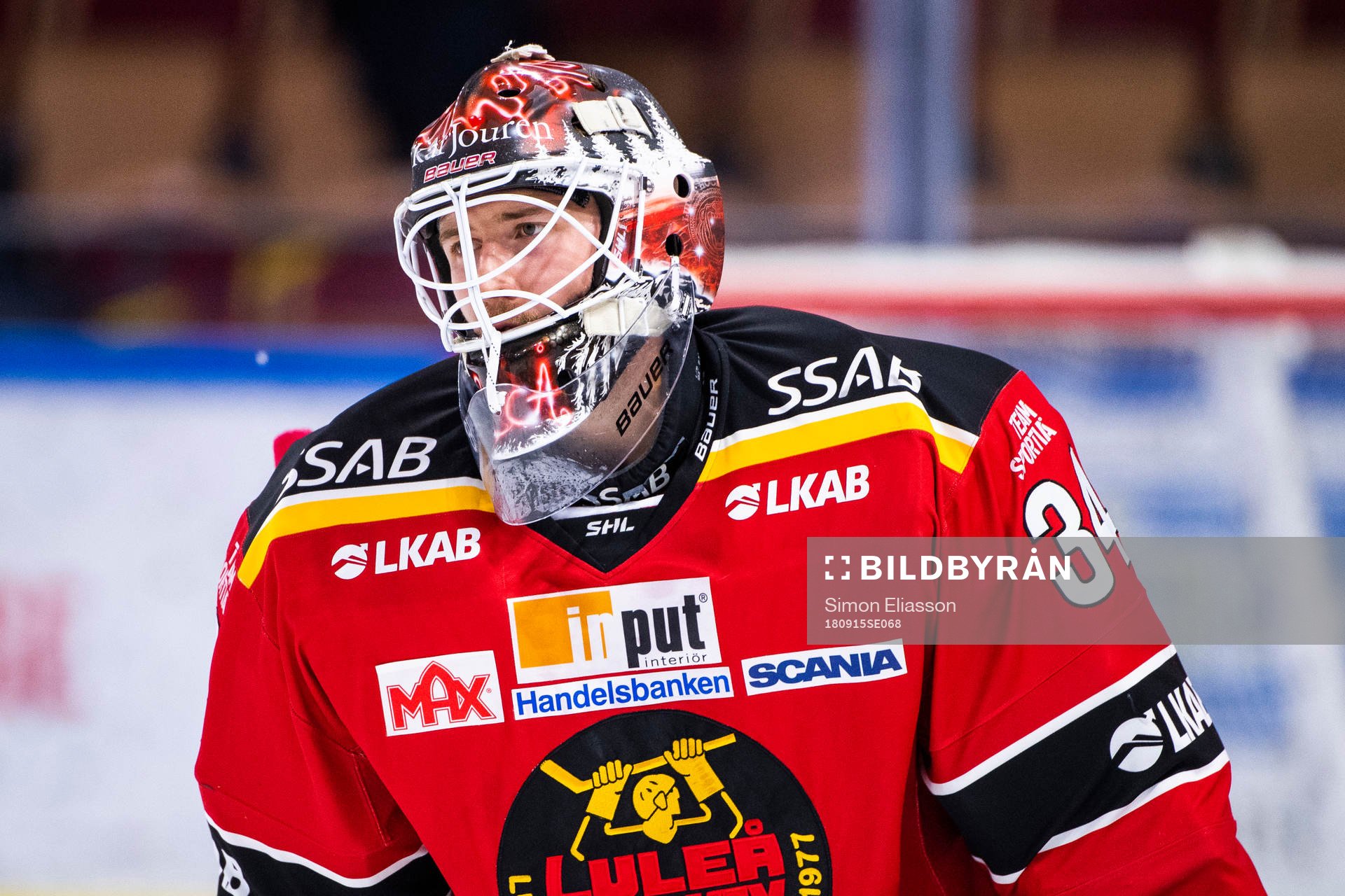 Luleås målvakt Joel Lassinatti