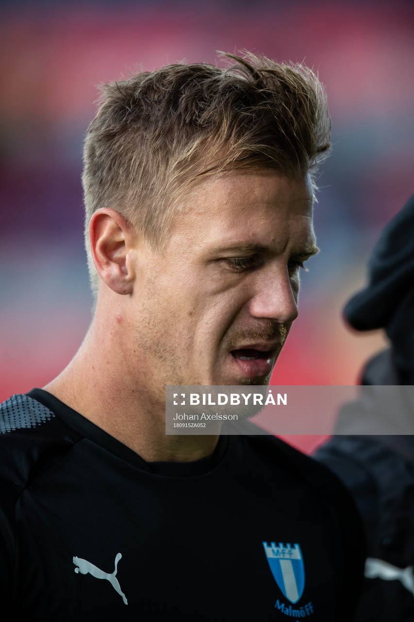 Malmö FF målvakt Johan Dahlin
