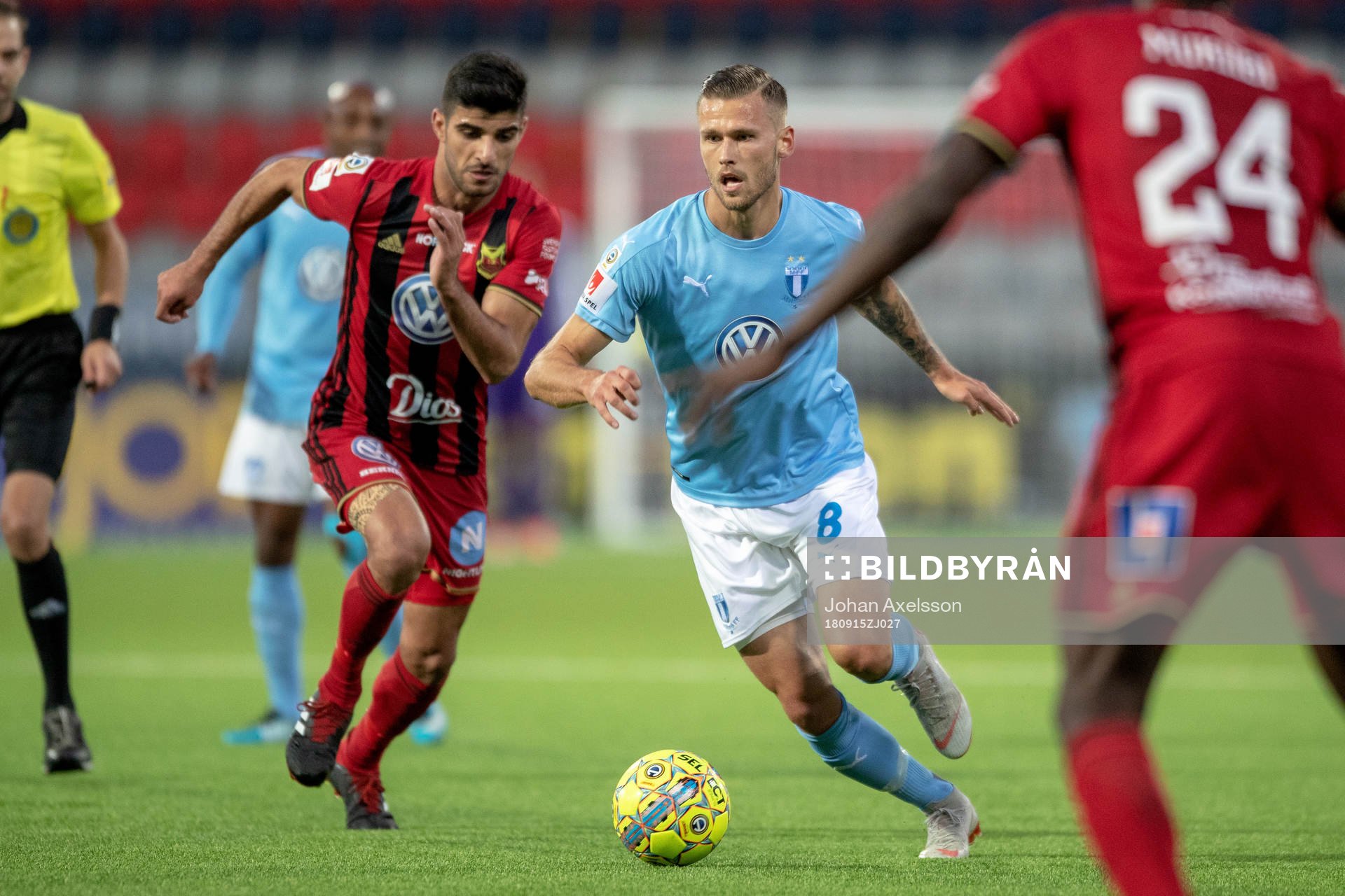 Östersunds Rewan Amin och Malmö FFs Arnór Ingvi