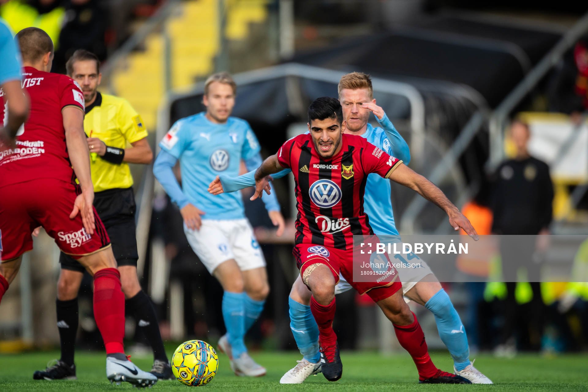 under fotbollsmatchen i Allsvenskan mellan Östersund och