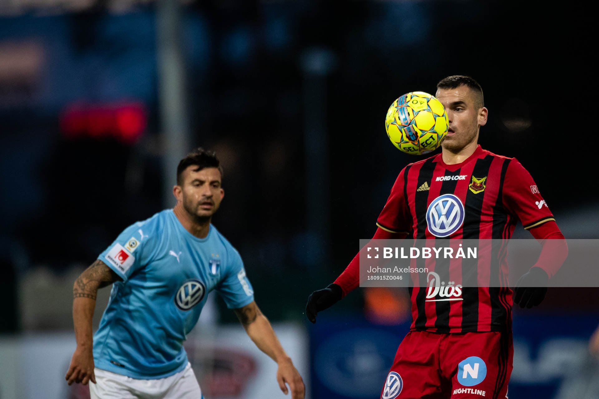 under fotbollsmatchen i Allsvenskan mellan Östersund och