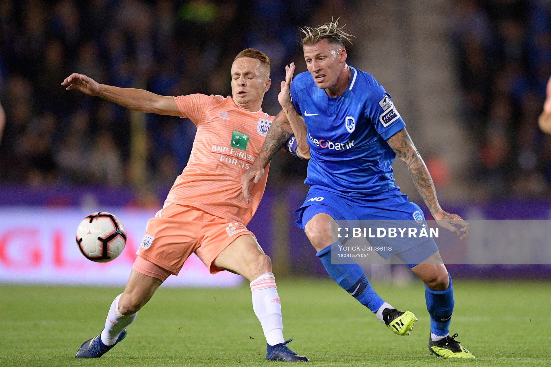Fotboll, Belgiska Ligan, Genk - Anderlecht