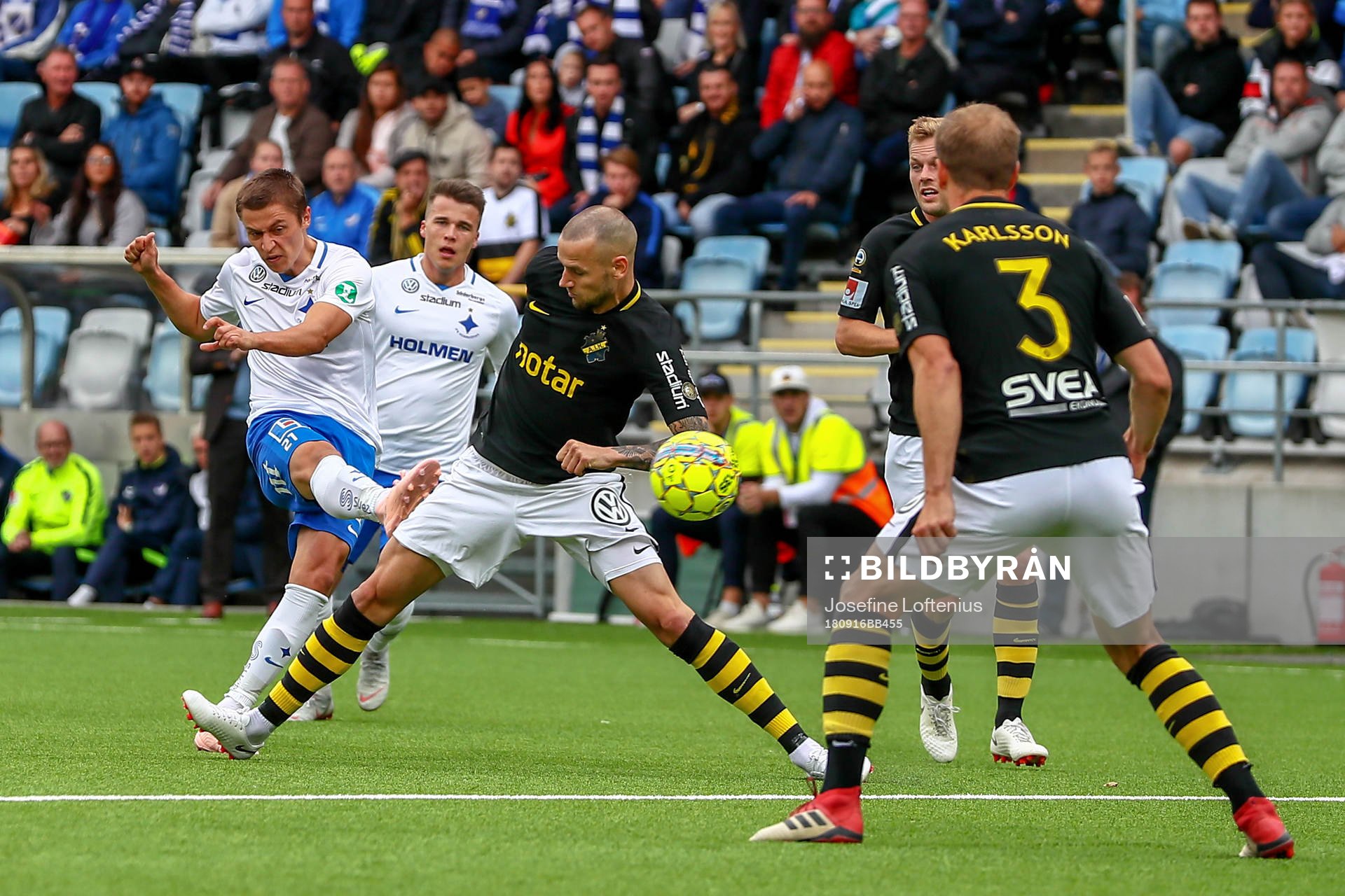 Norrköpings Simon Thern gör 1-0