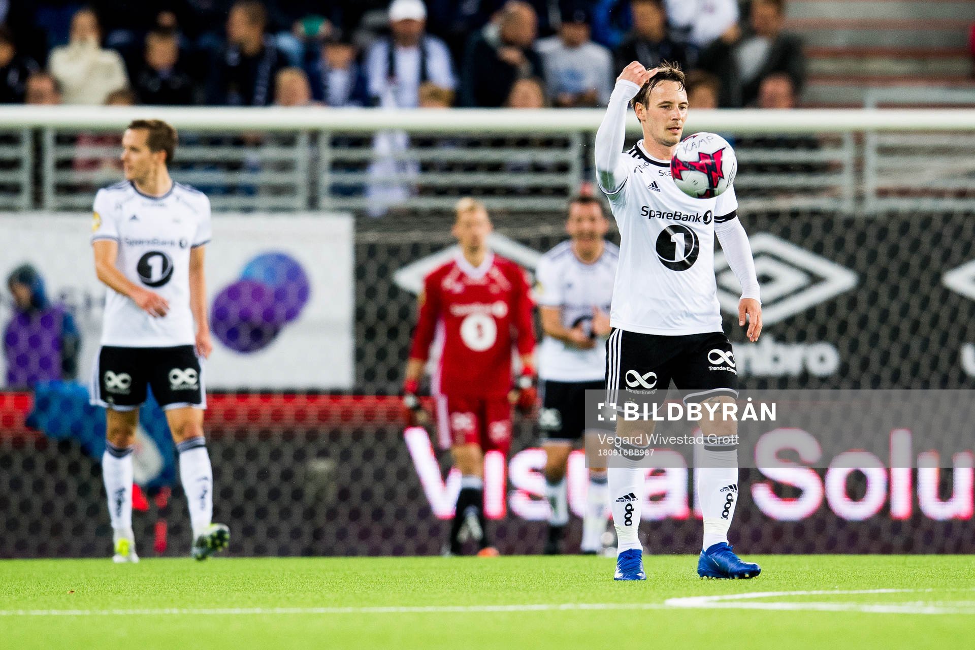 Mike Jensen of Rosenborg looks dejected