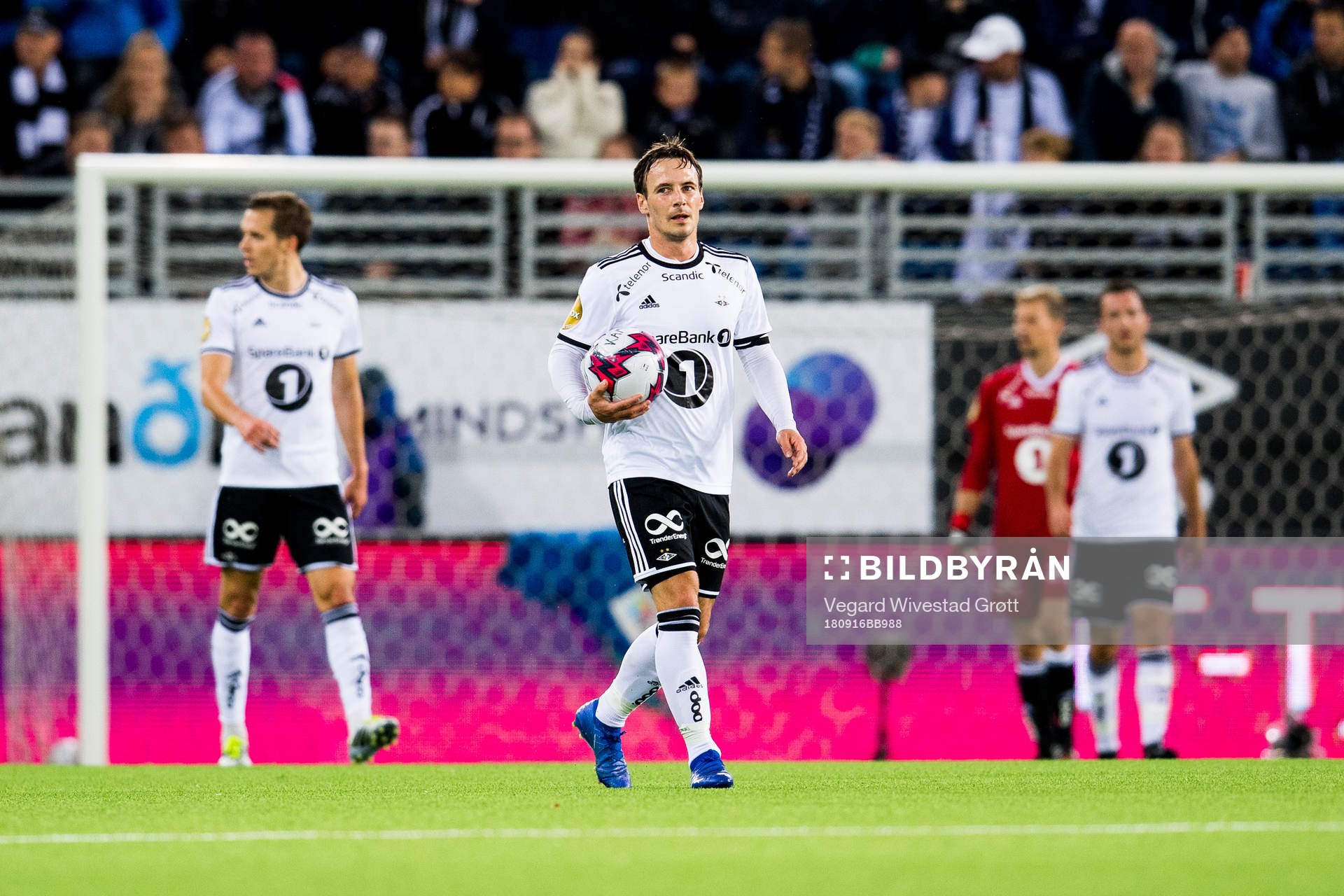 Mike Jensen of Rosenborg looks dejected