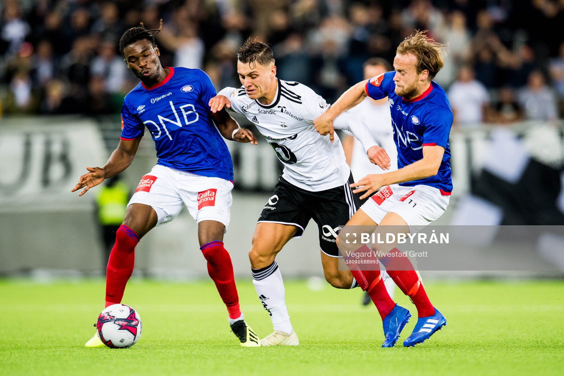 Sam Adekugbe of Vålerenga, Jonathan Levi of Rosenborg and