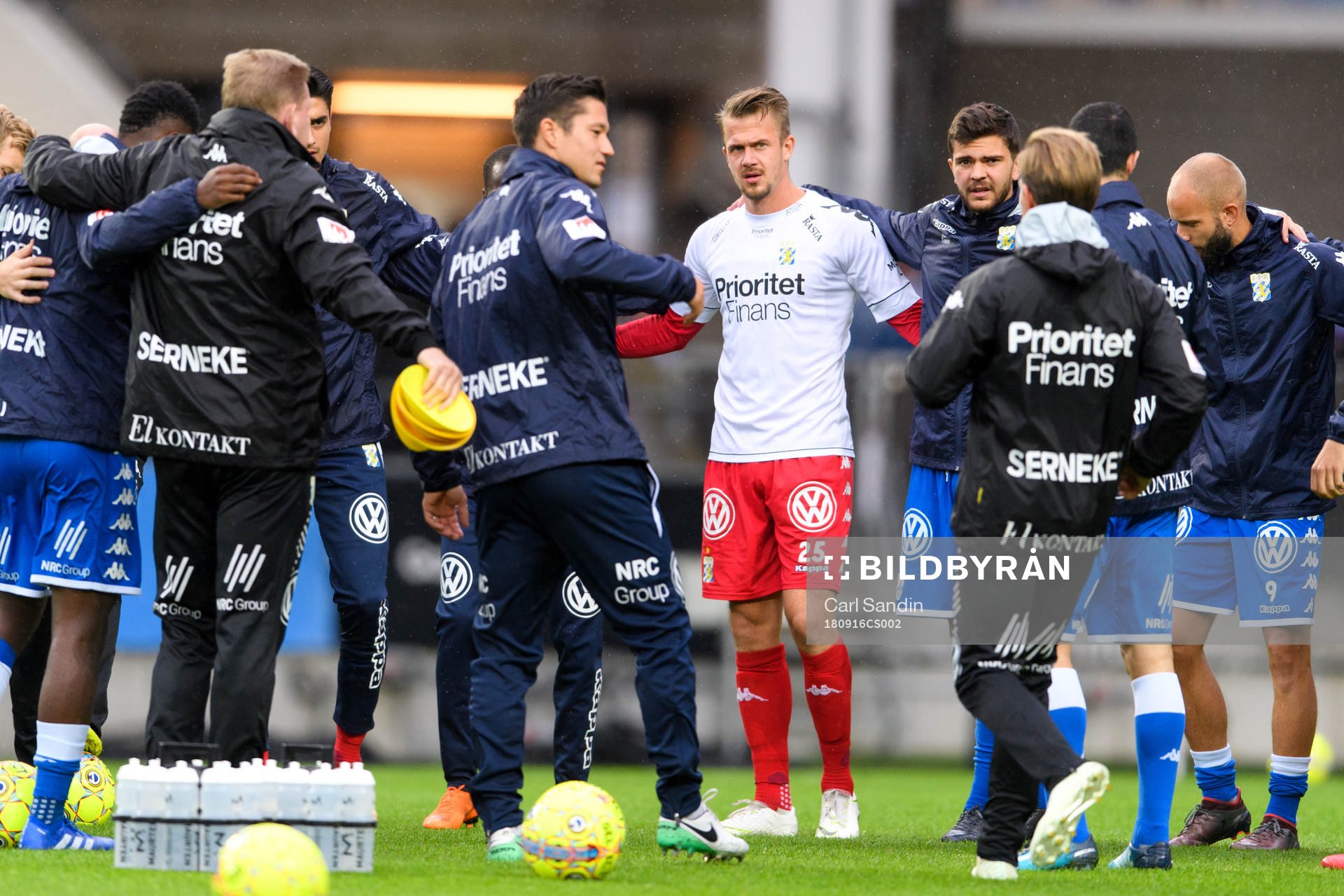 IFK Göteborgs målvakt Erik Dahlin innan fotbollsmatchen i