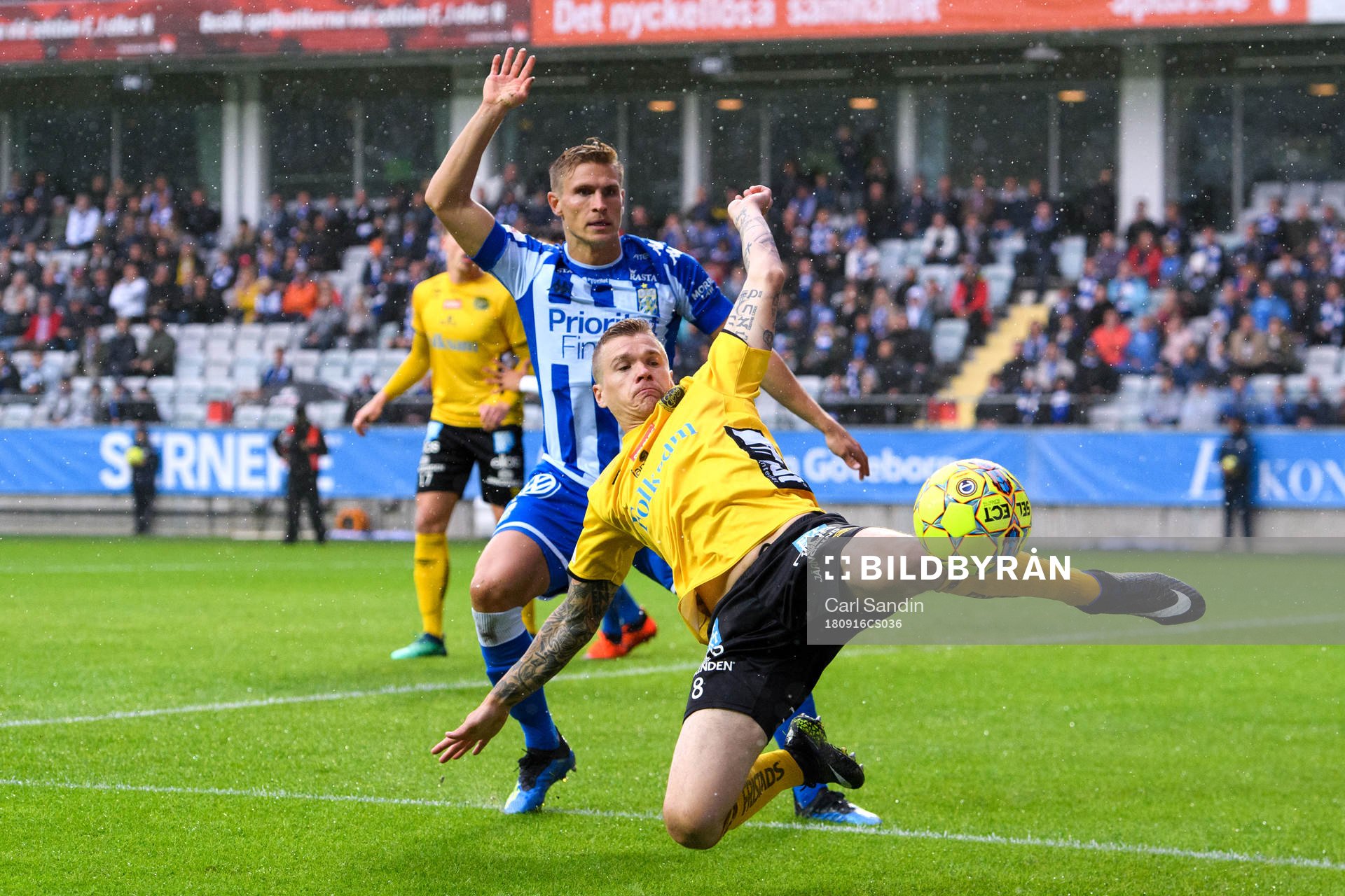 IFK Göteborgs Carl Starfelt och Elfsborgs Samuel Holmén