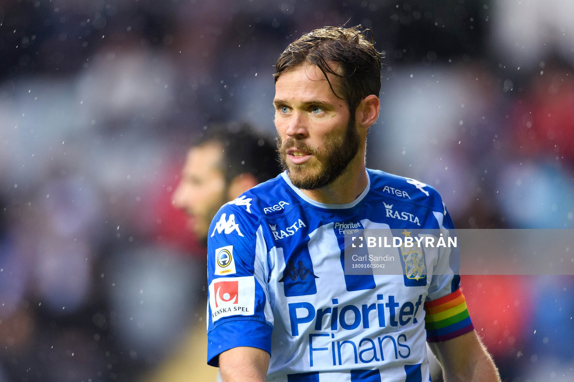 IFK Göteborgs Emil Salomonsson under fotbollsmatchen i Allsvenskan mellan IFK Göteborg och Elfsborg 16 september 2018 i Göteborg.
