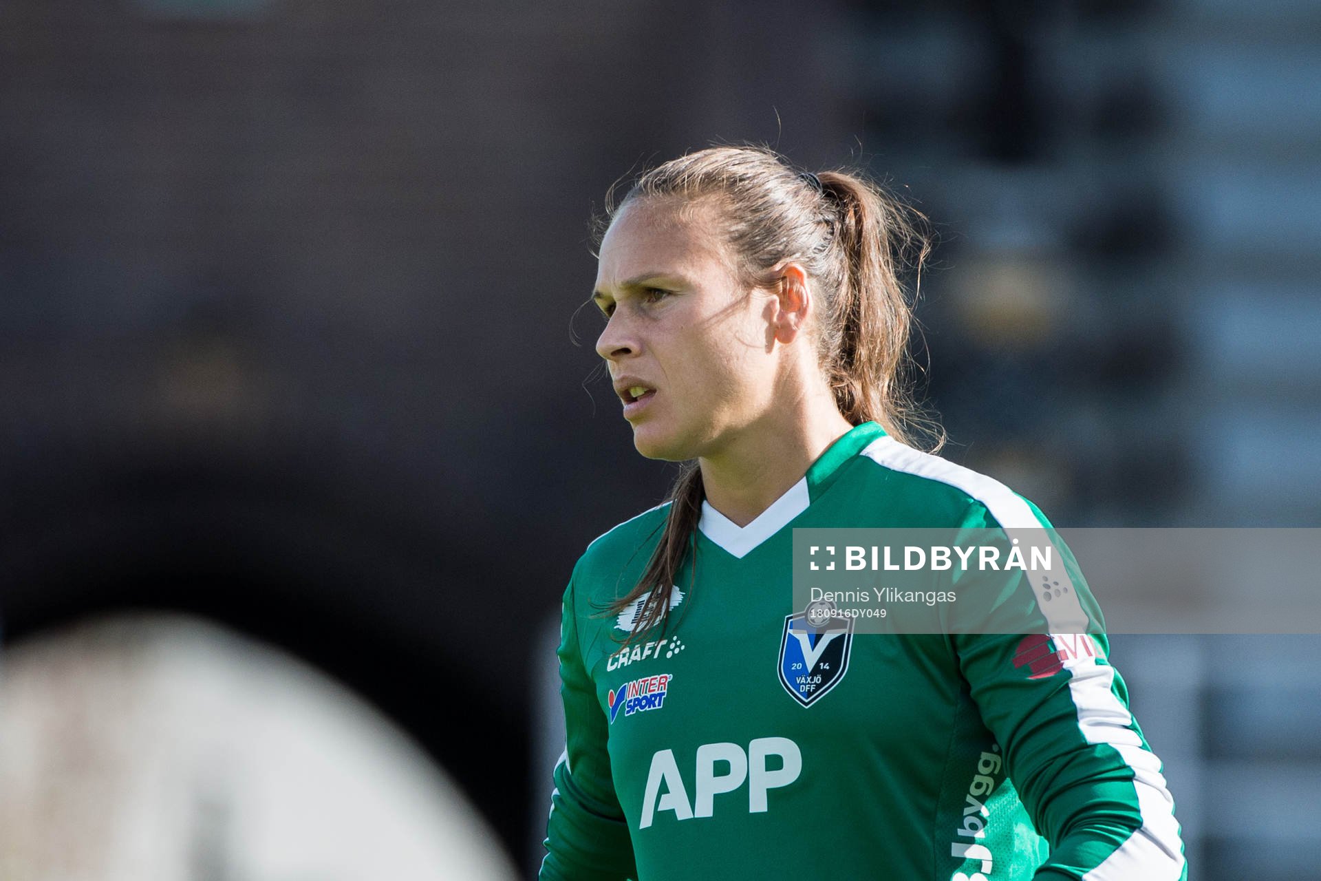 Växjös målvakt Katlynn Fraine