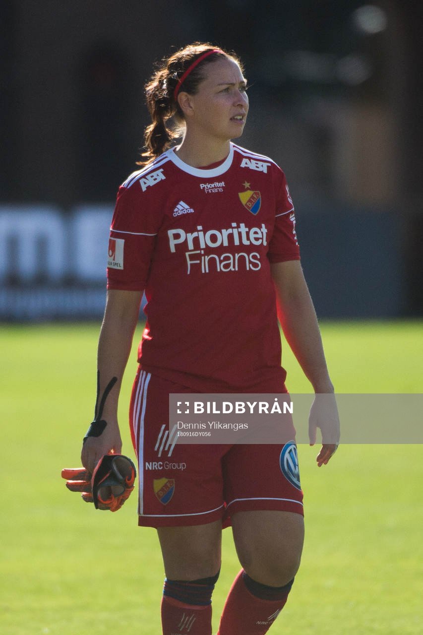 Djurgårdens målvakt Gudbjörg Gunnarsdottir