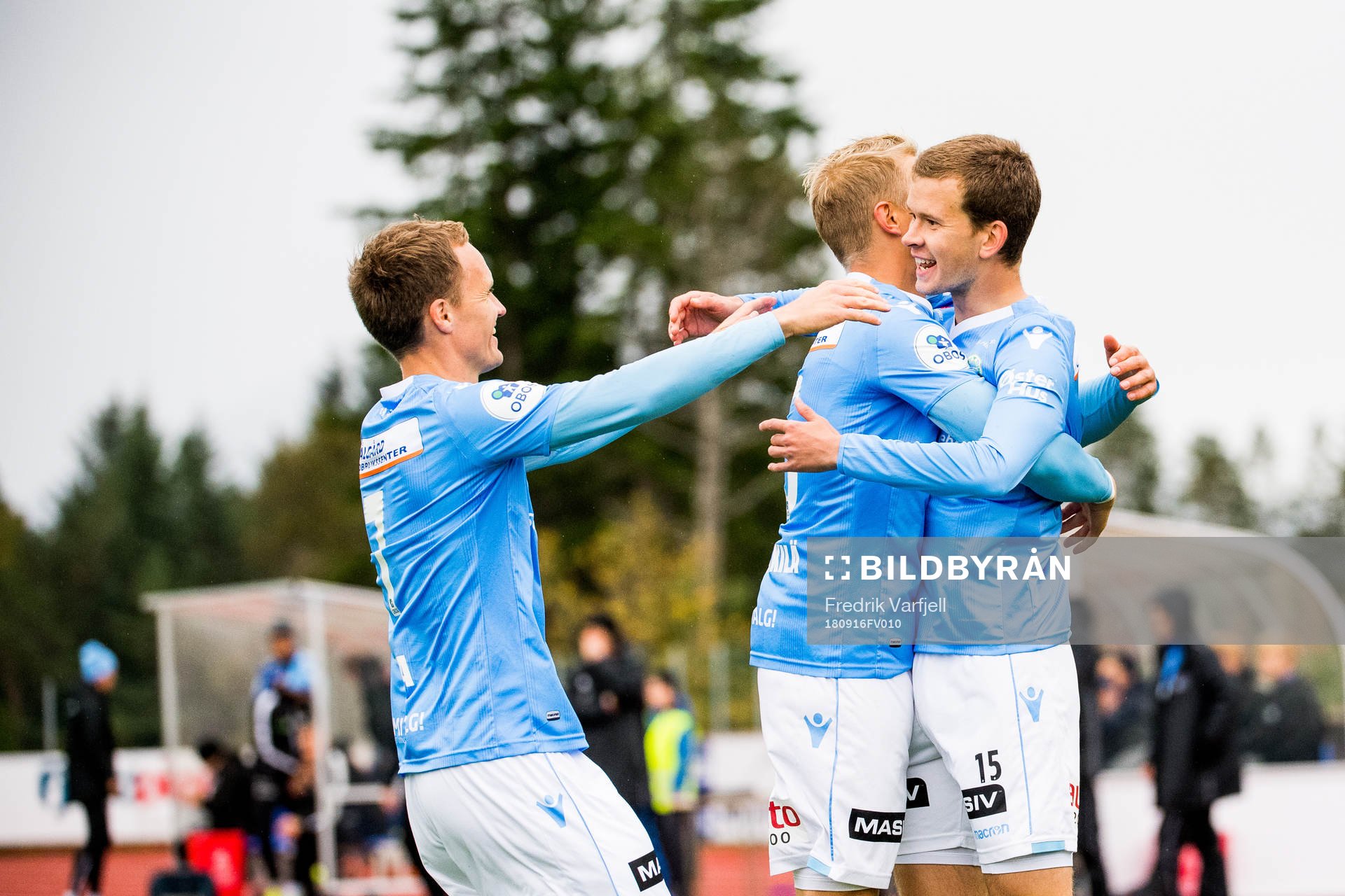 Vegard Østraat Erlien of Sandnes Ulf celebrates with