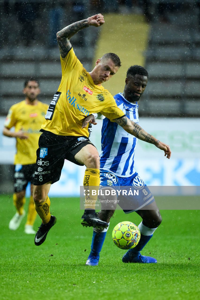 Elfsborgs Samuel Holmén och IFK Göteborgs Vajebah