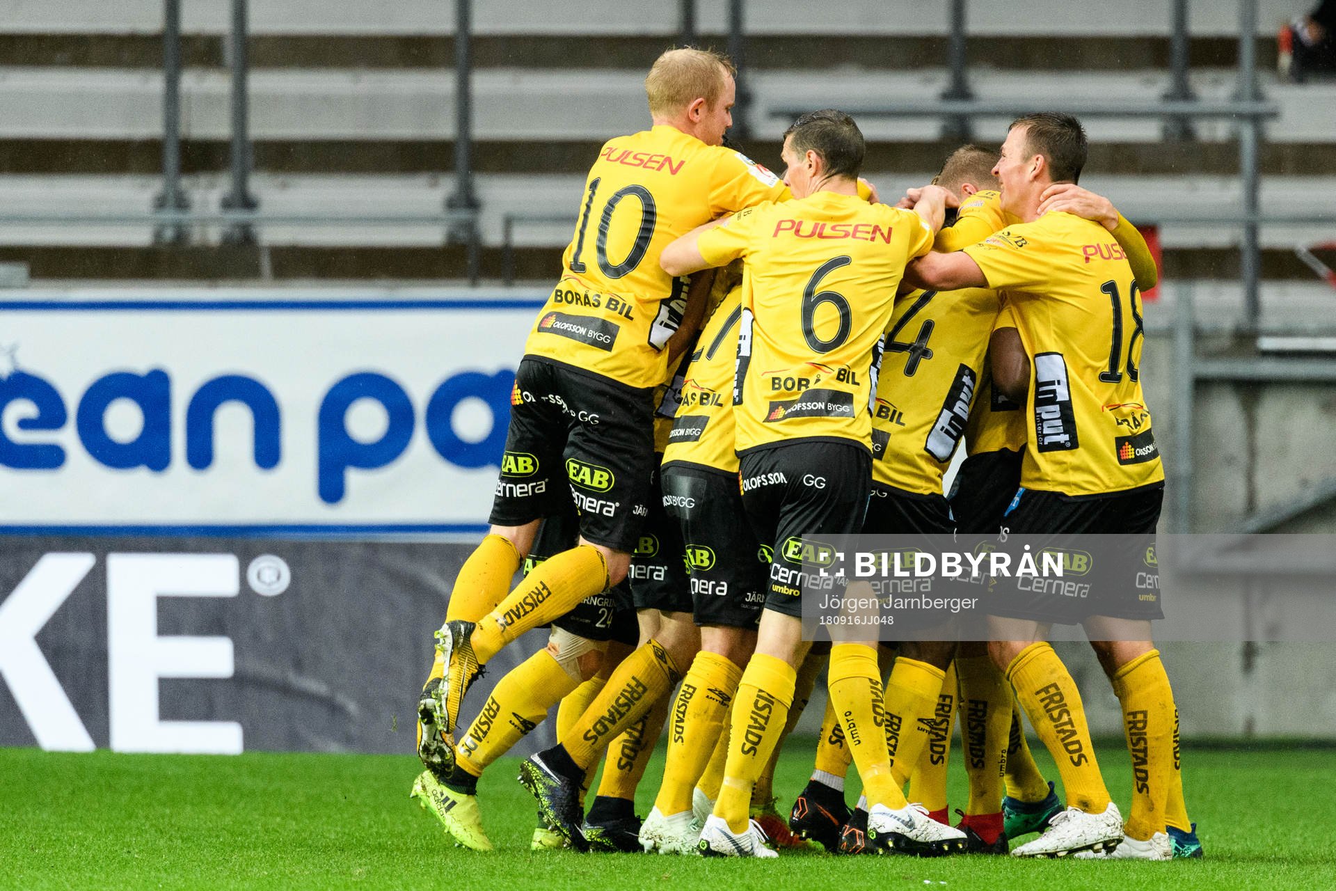 Elfsborgs spelare jublar