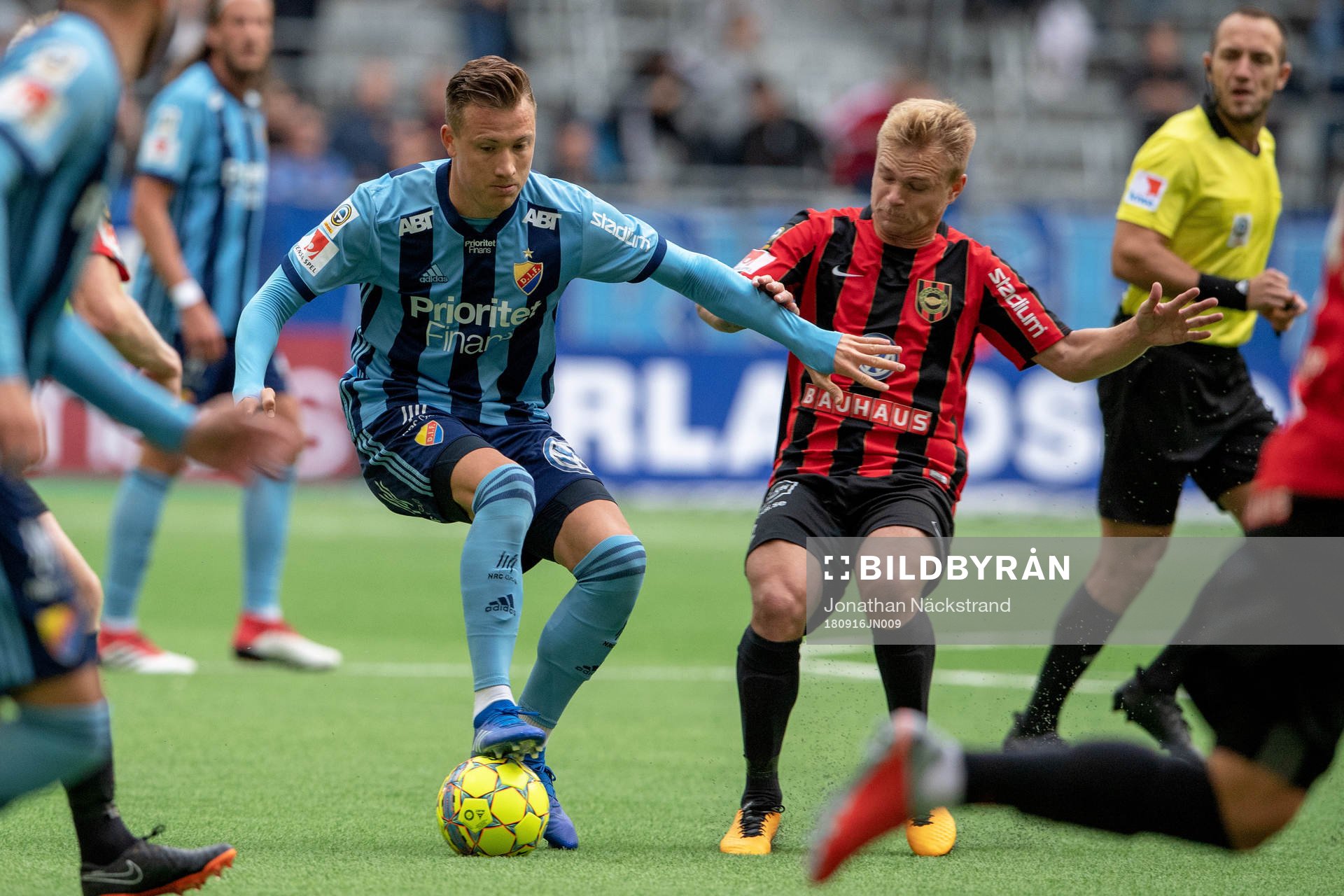 Djurgårdens Fredrik Ulvestad och Brommapojkarnas