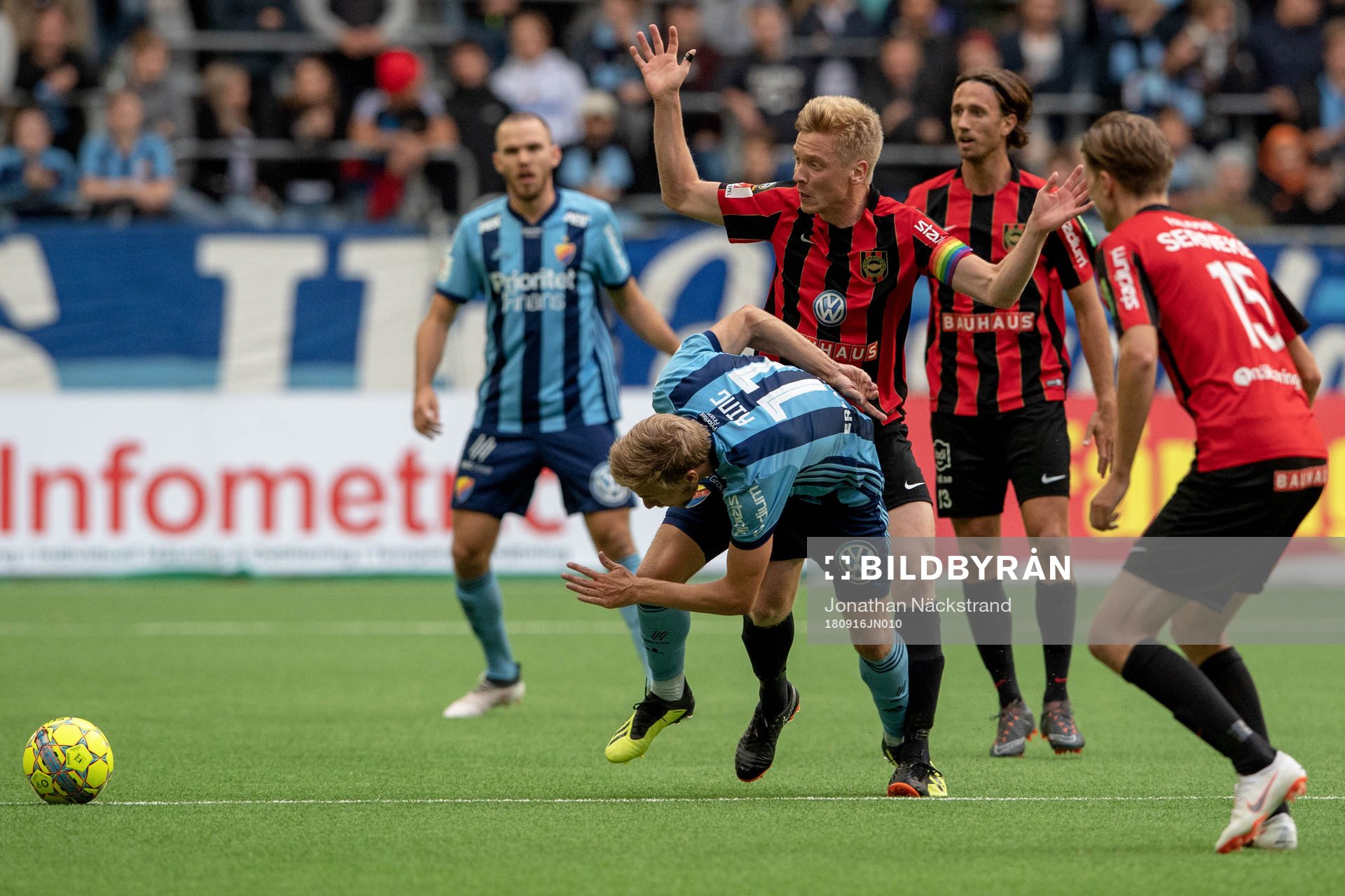Djurgårdens Jonathan Ring och Brommapojkarnas Gustav