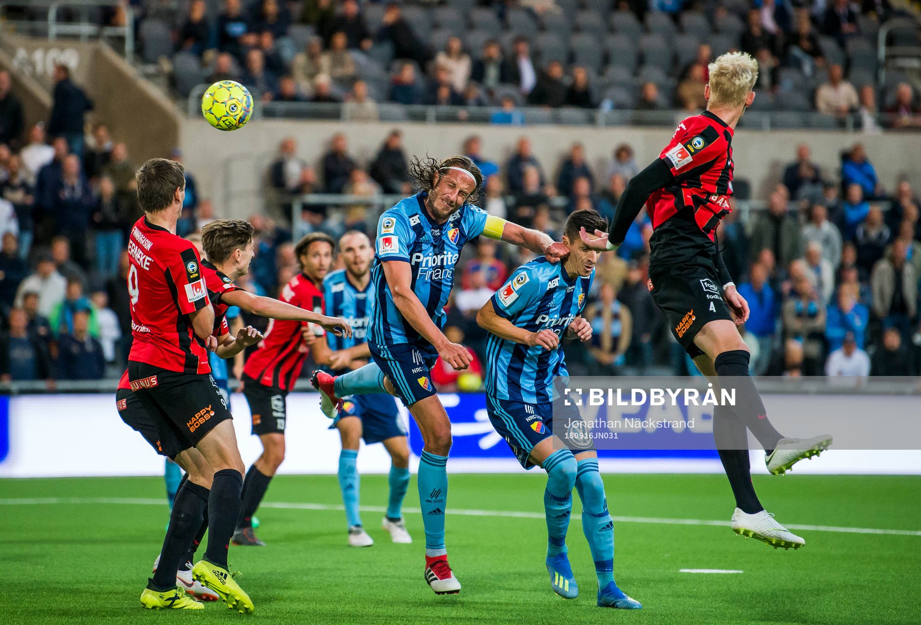 Djurgårdens Jonas Olsson och Haris Radetinac
