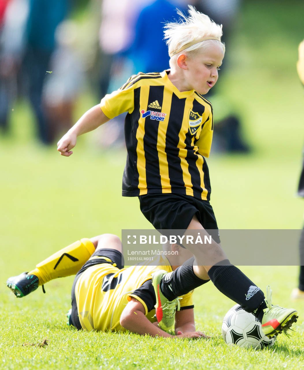 En liten lirare i IFK Hässleholm i Levins Cup som