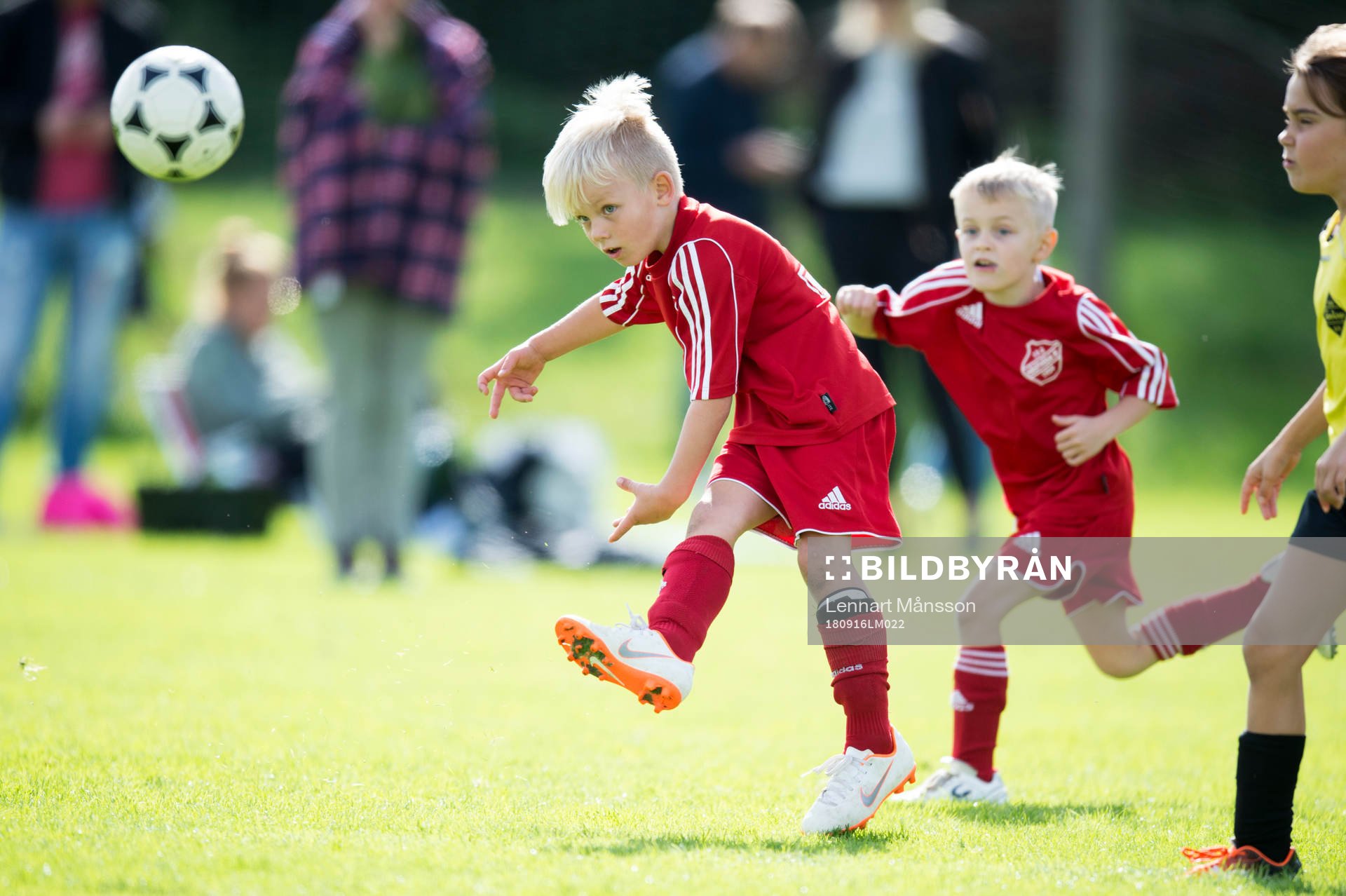 En Hästveda-spelare  i Levins Cup som arrangerades av IFK