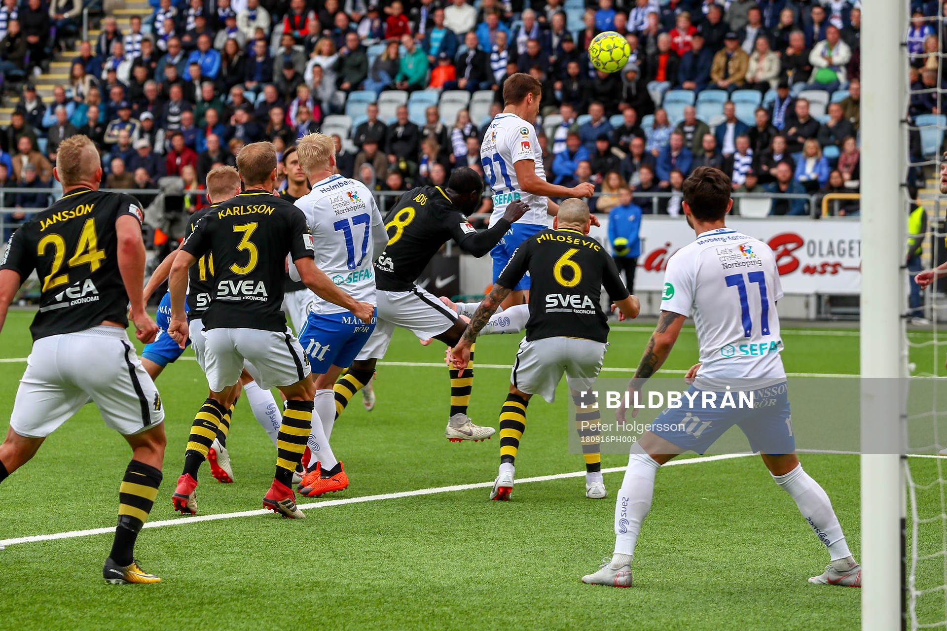 Norrköpings Simon Thern gör 2-0