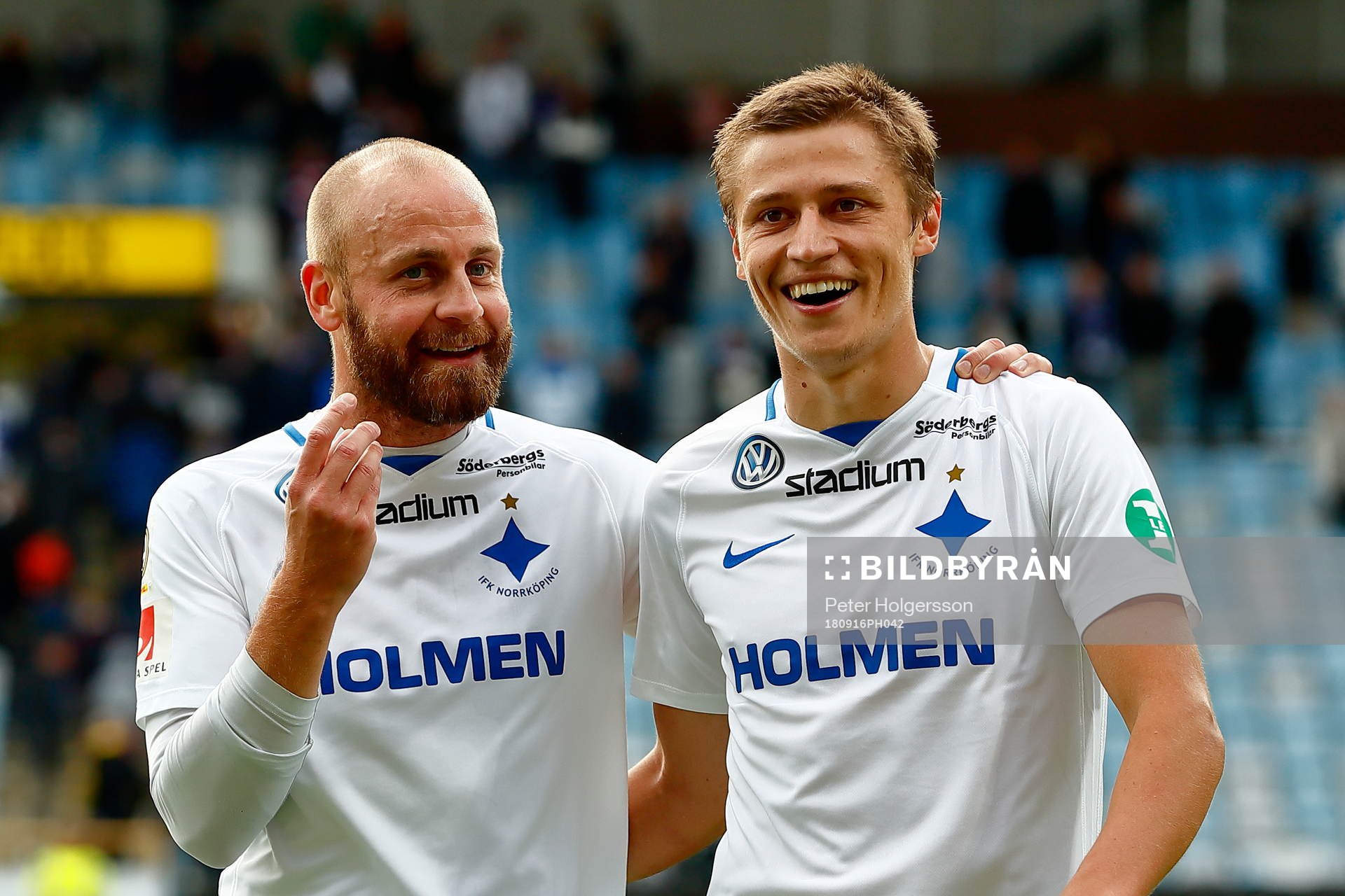 Norrköpings Daniel Sjölund och Simon Thern