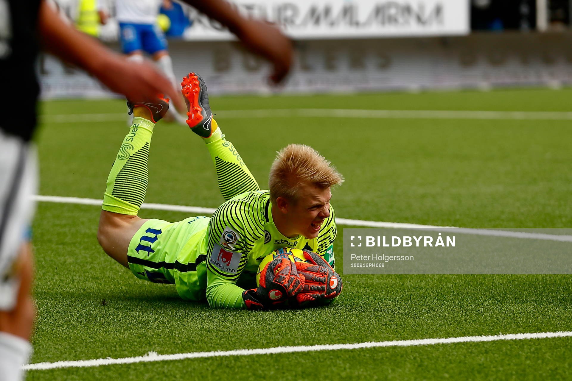 Norrköpings målvakt Isak Pettersson