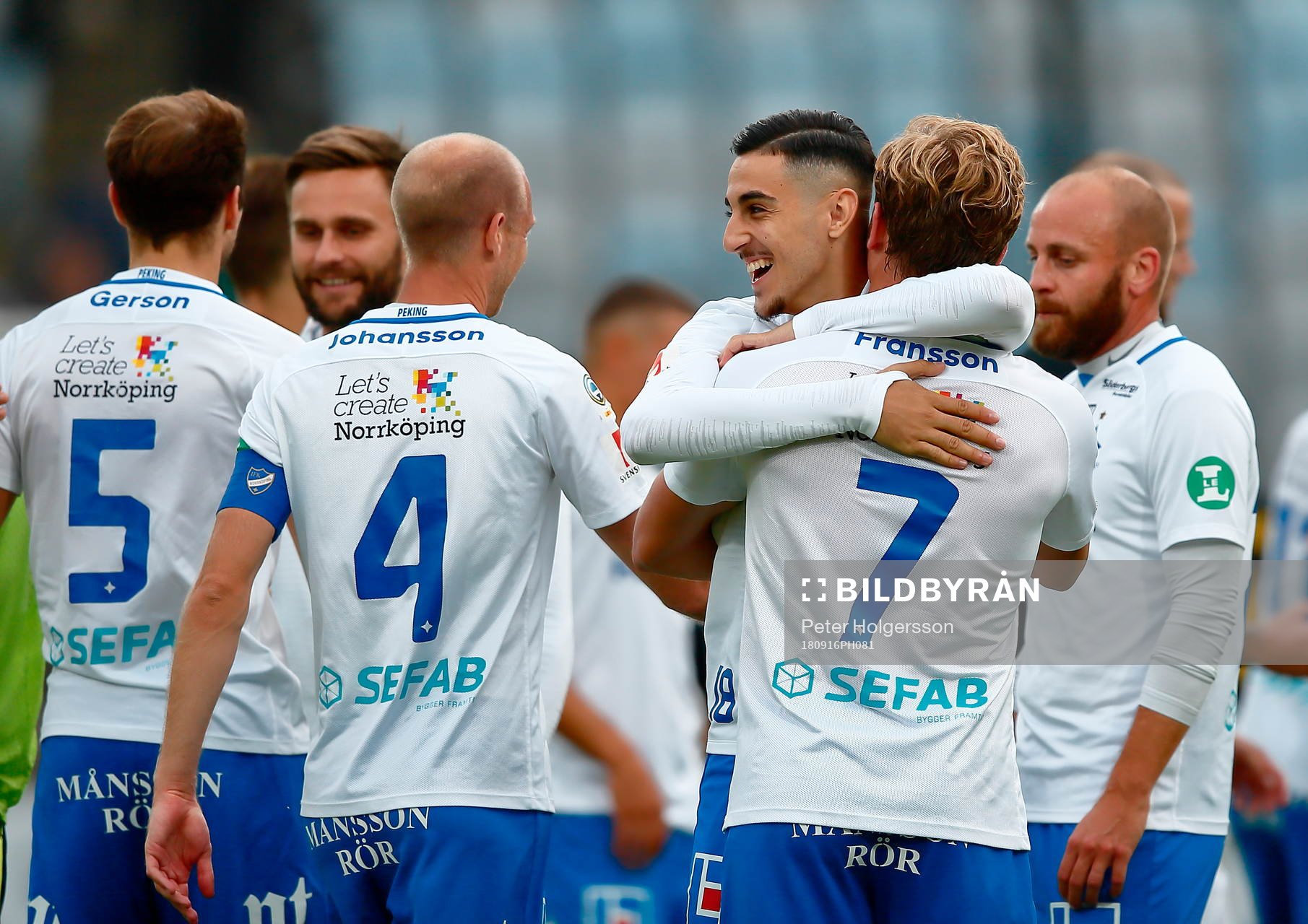 Norrköpings Marwan Baze jublar