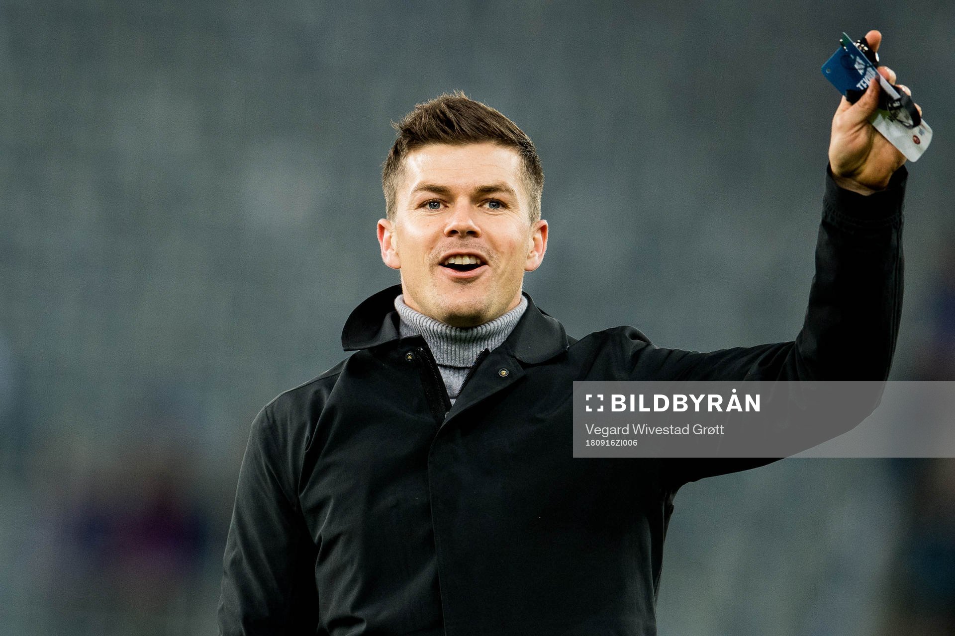 Pål André Helland of Rosenborg celebrates