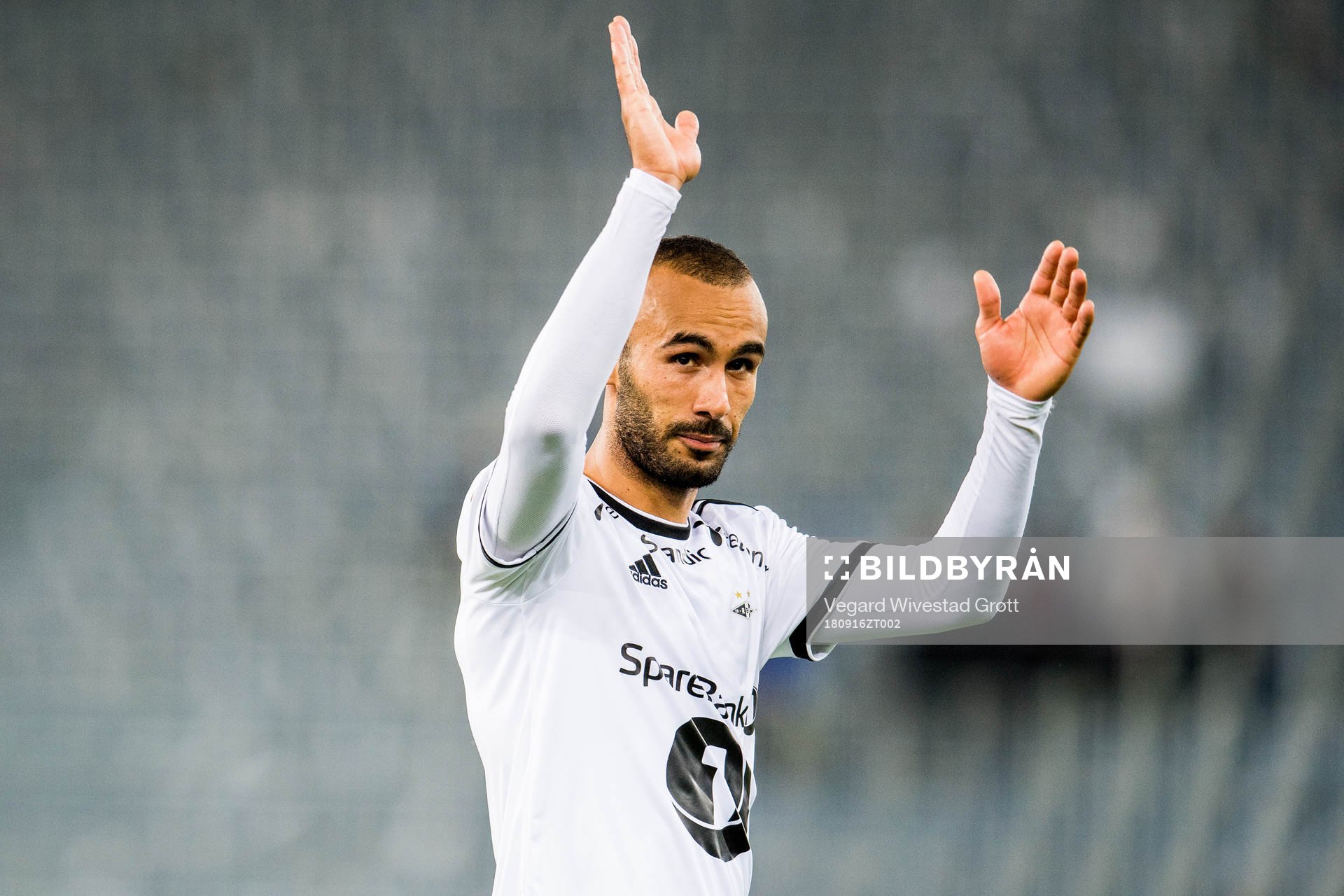 Issam Jebali of Rosenborg celebrates