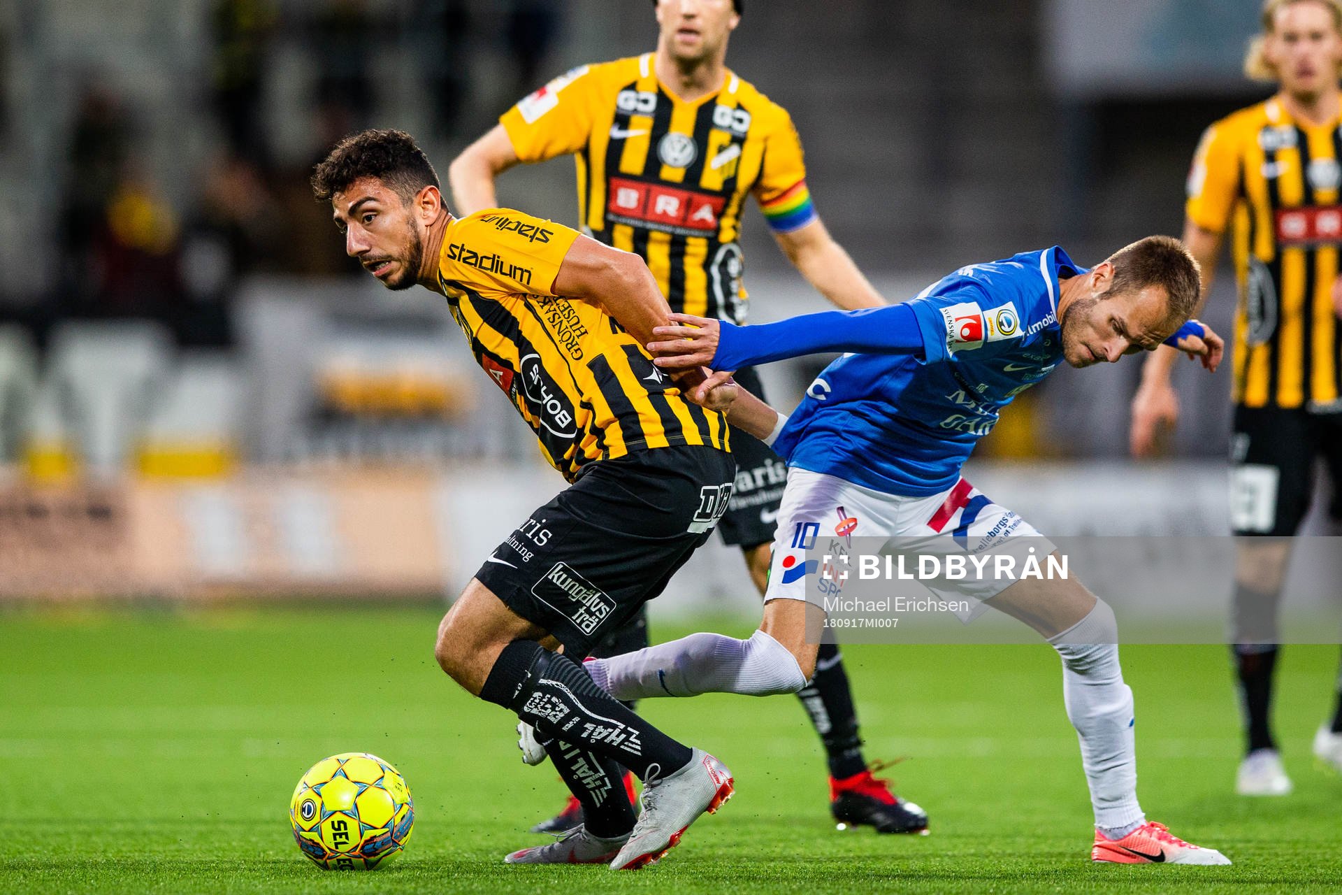 Häckens Daleho Irandust och Trelleborgs Zoran Jovanovic