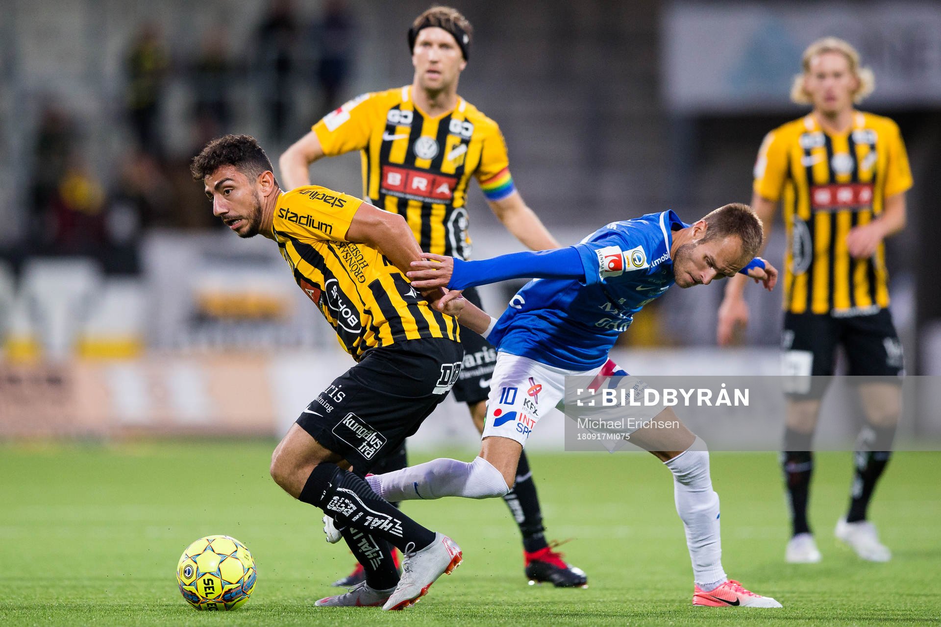 Häckens Daleho Irandust och Trelleborgs Zoran Jovanovic