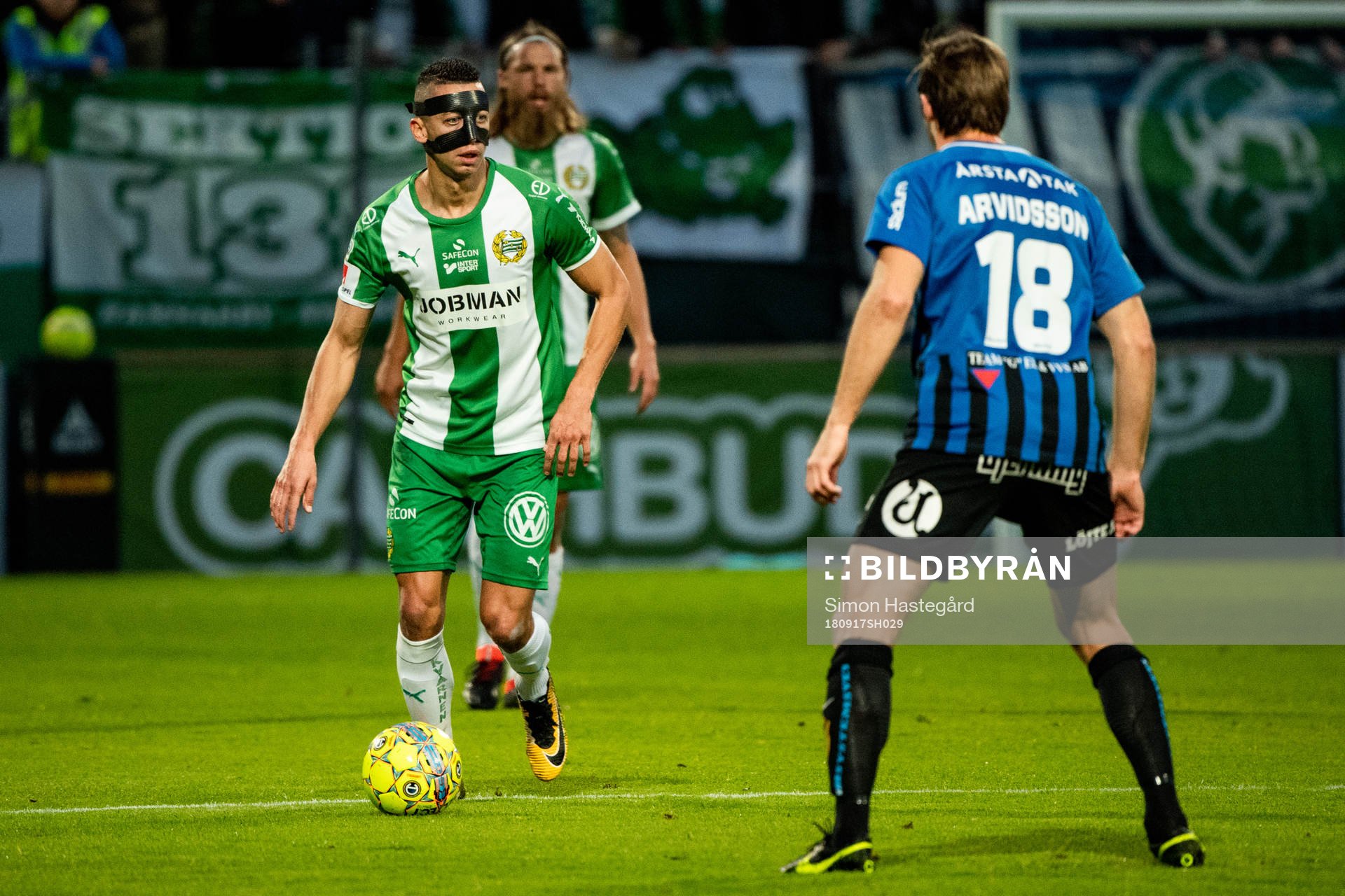 Hammarbys Nikola Djurdjic och Sirius Jesper Arvidsson