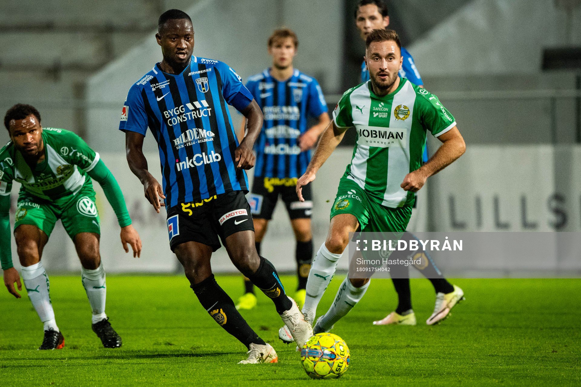 Sirius Jonas Lindberg under fotbollsmatchen i Allsvenskan mellan Sirius och Hammarby den 17 september 2018 i Uppsala. 