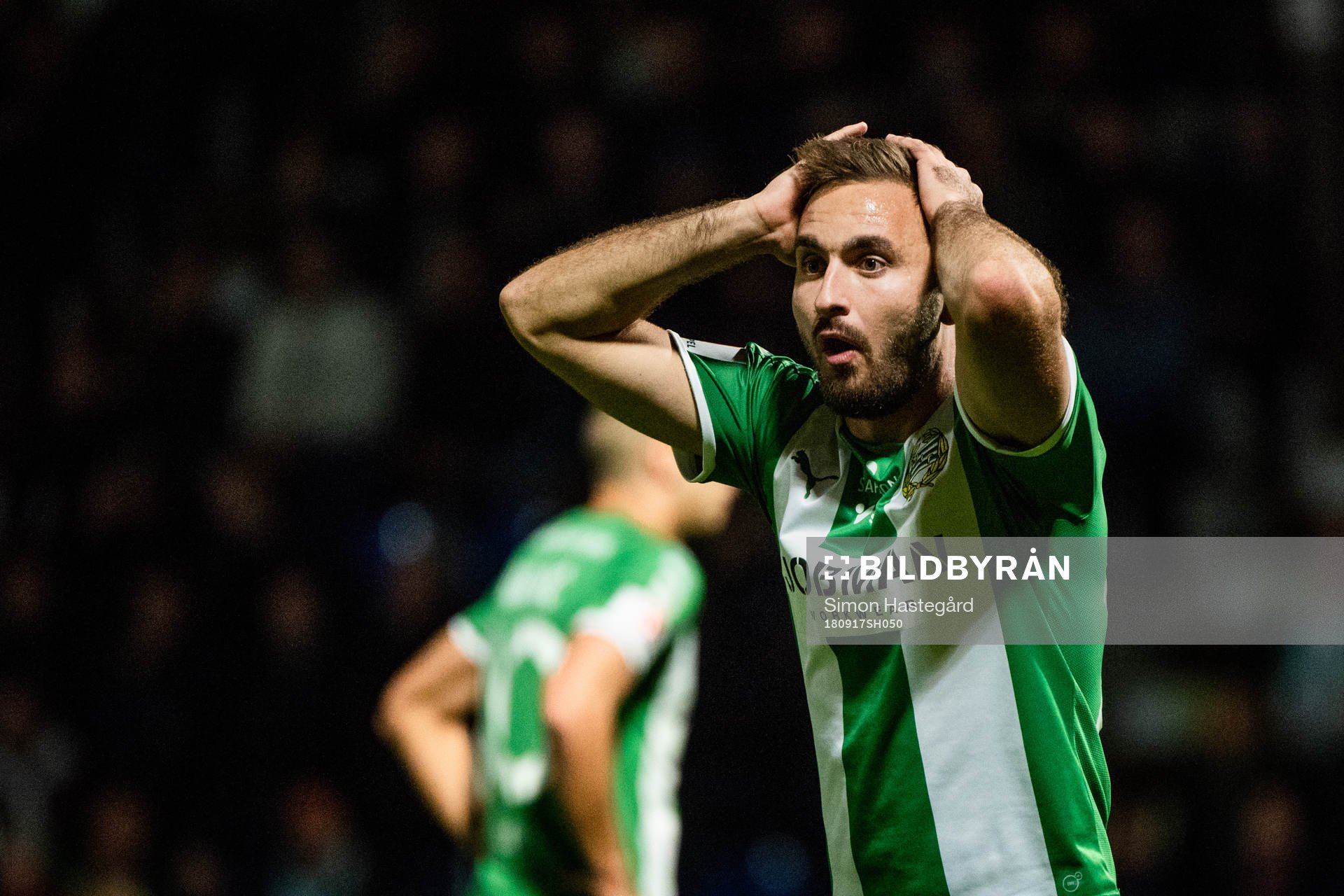 Hammarbys Muamer Tankovic reagerar