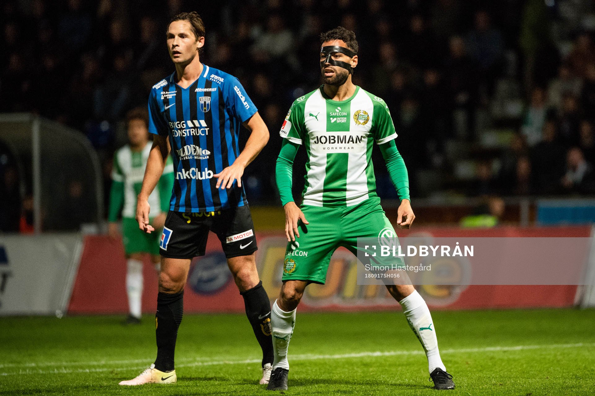 Sirius Karvan Ahmadi och Hammarbys Benny Lekström