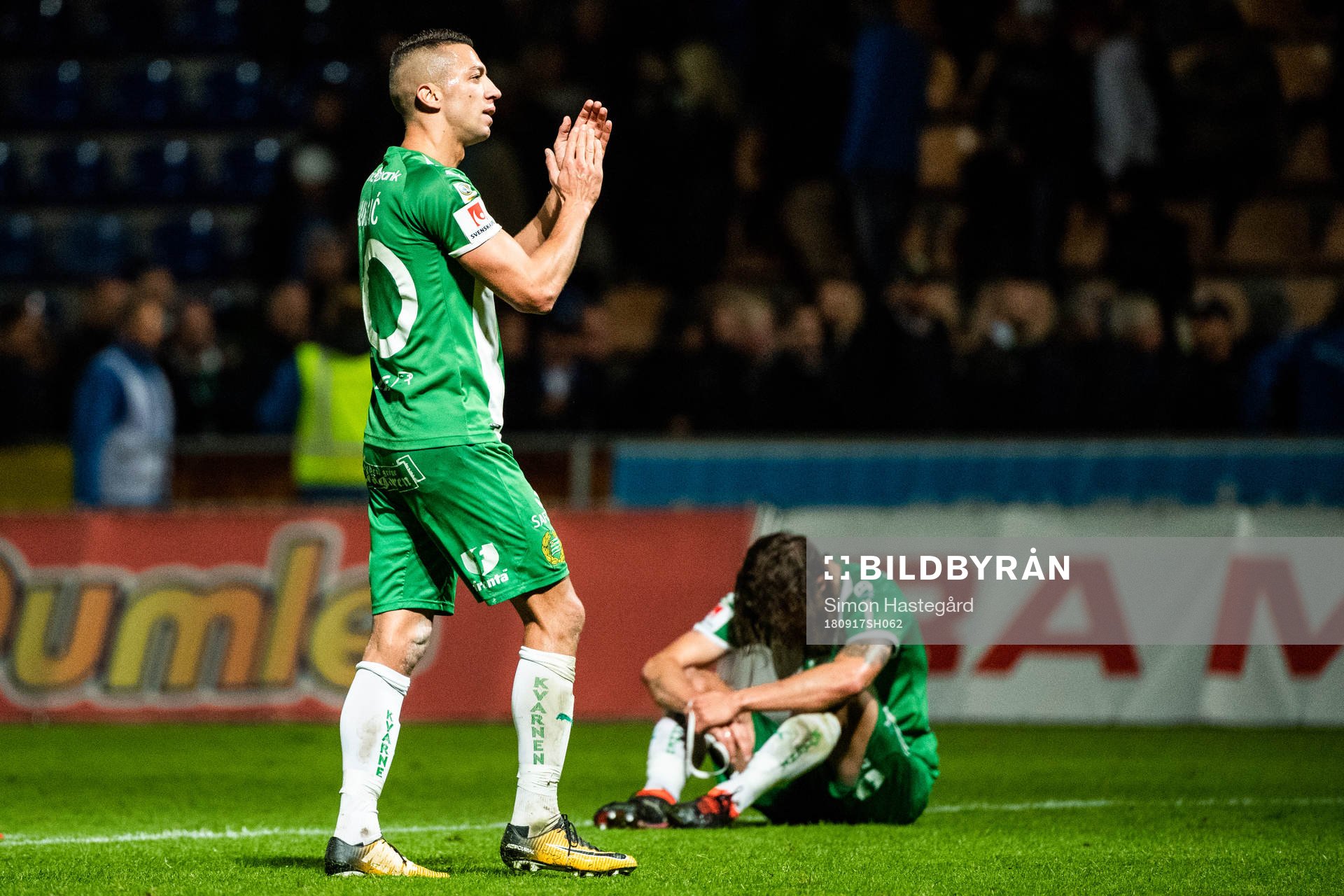 Hammarbys Nikola Djurdjic och Björn Paulsen