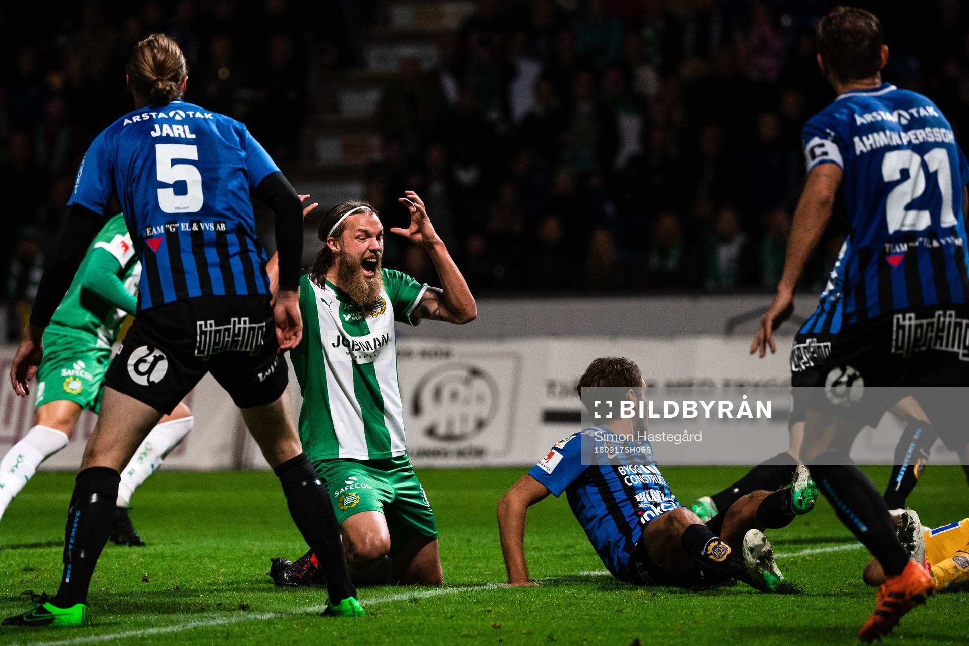 Hammarbys Björn Paulsen deppar
