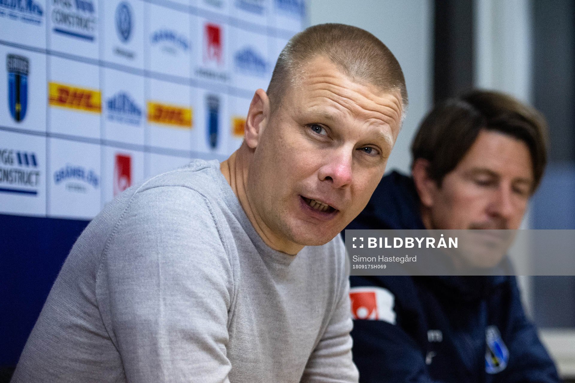 Hammarbys tränare Stefan Billborn efter fotbollsmatchen i Allsvenskan mellan Sirius och Hammarby den 17 september 2018 i Uppsala. 