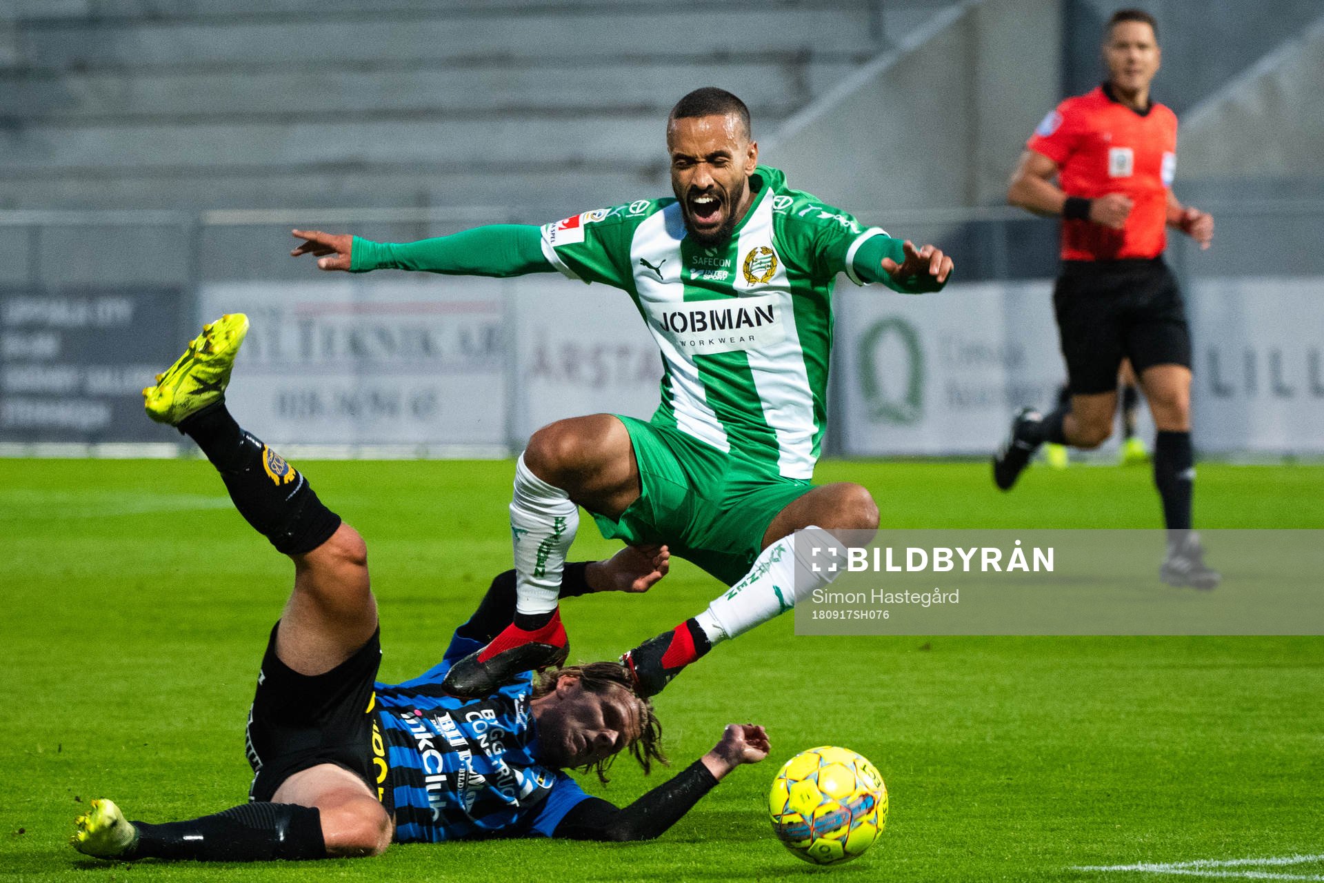 Sirius Tim Björkström och Hammarbys Junes Barny