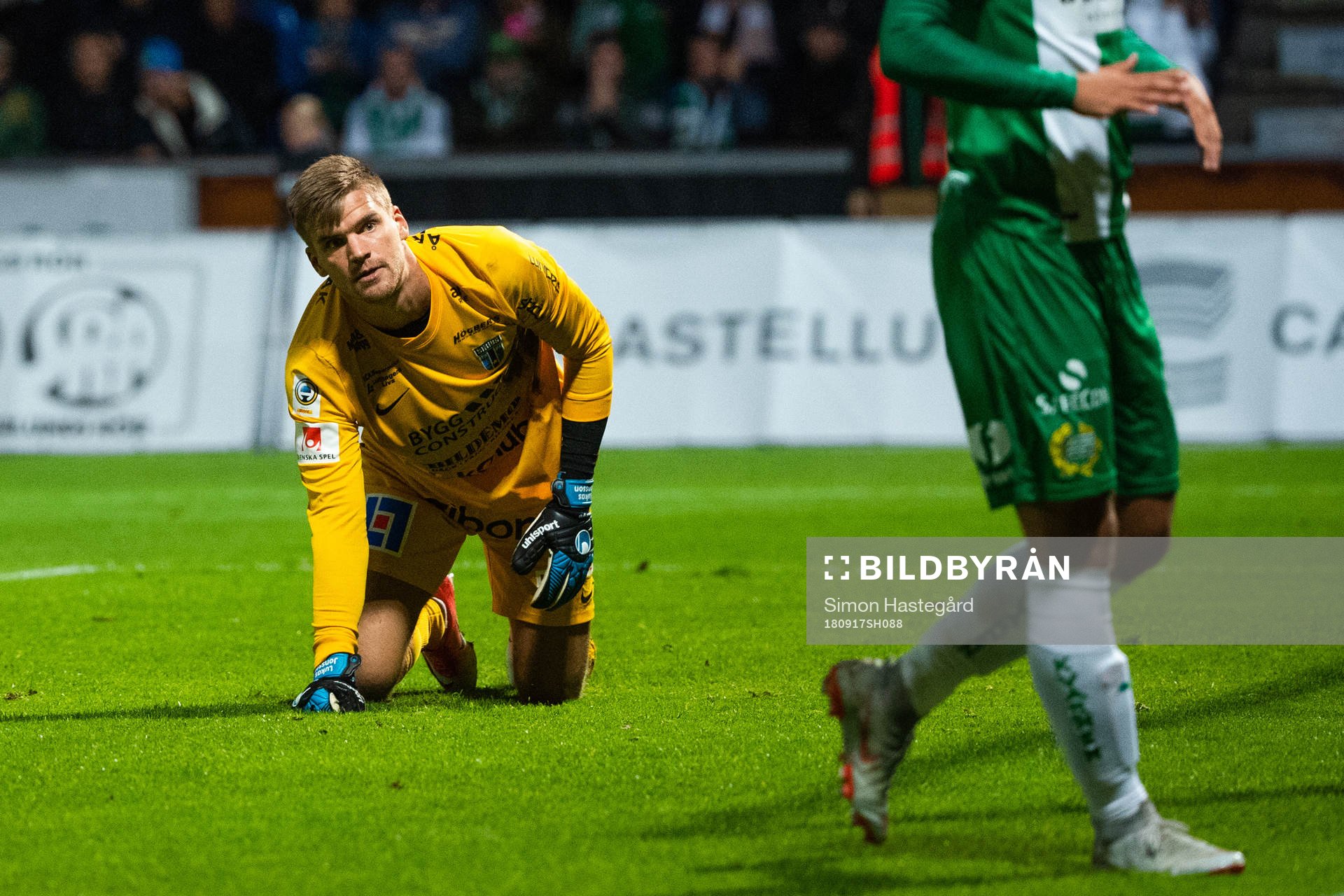Sirius målvakt Lukas Jonsson