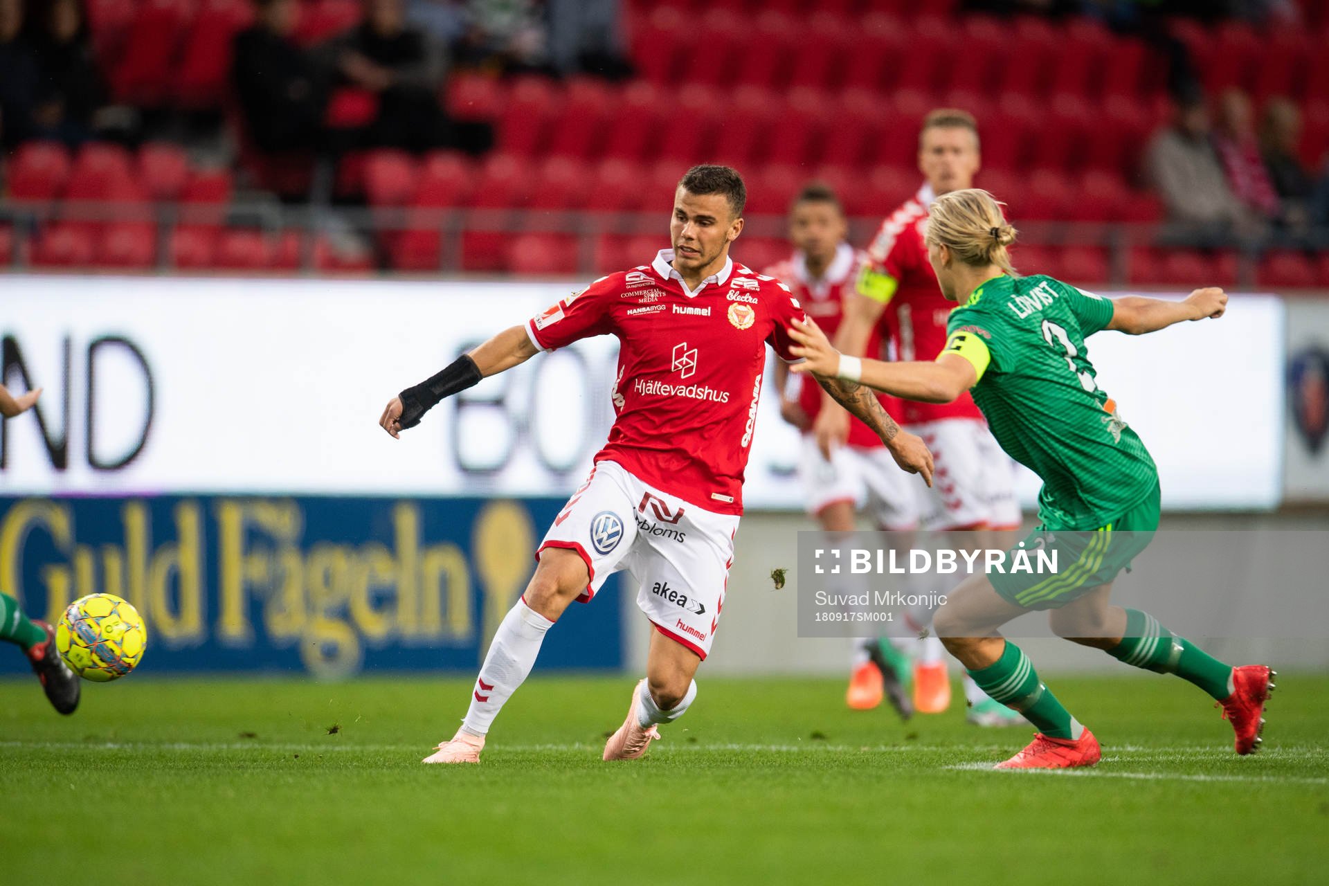 Kalmars Herman Hallberg och Dalkurds Henrik Löfkvist