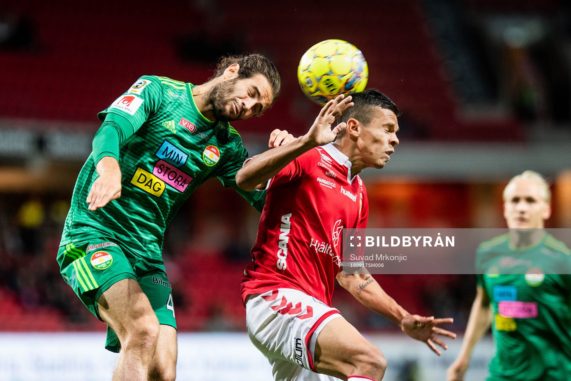 Kalmars Romário Pereira Sipião och Dalkurds Alex De John