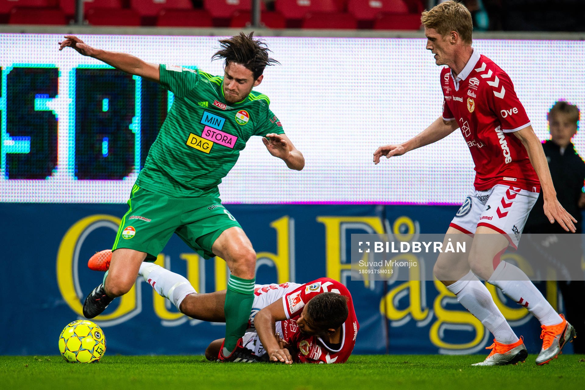 Kalmars Mikael Dyrestam och Dalkurds Robin Tranberg